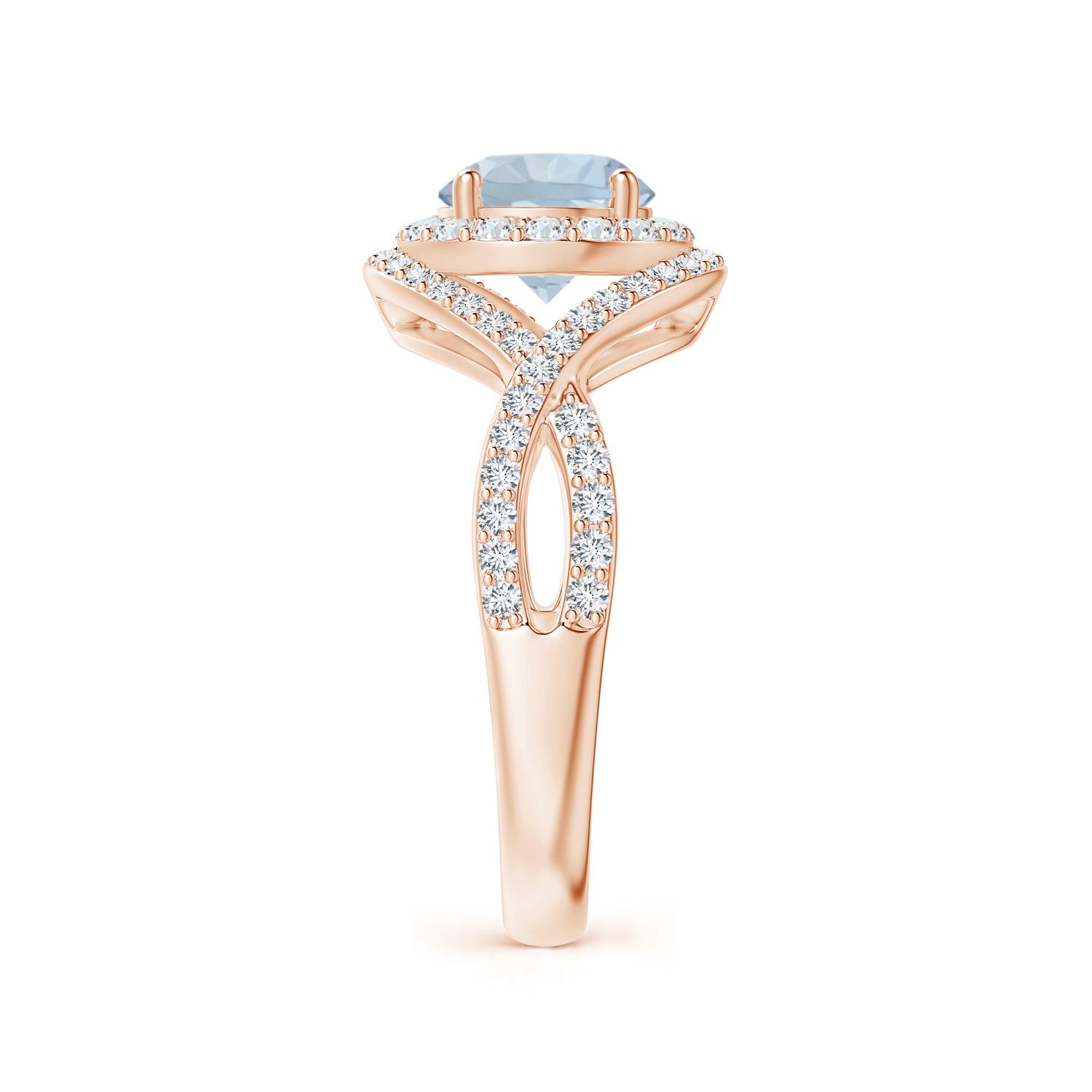 A - Aquamarine / 1.74 CT / 14 KT Rose Gold