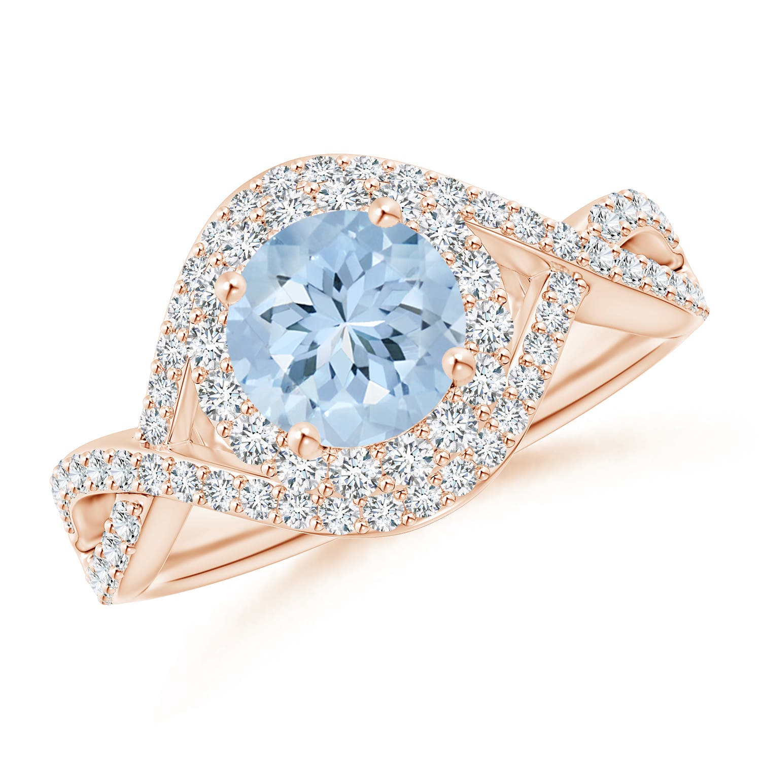 AA - Aquamarine / 1.74 CT / 14 KT Rose Gold