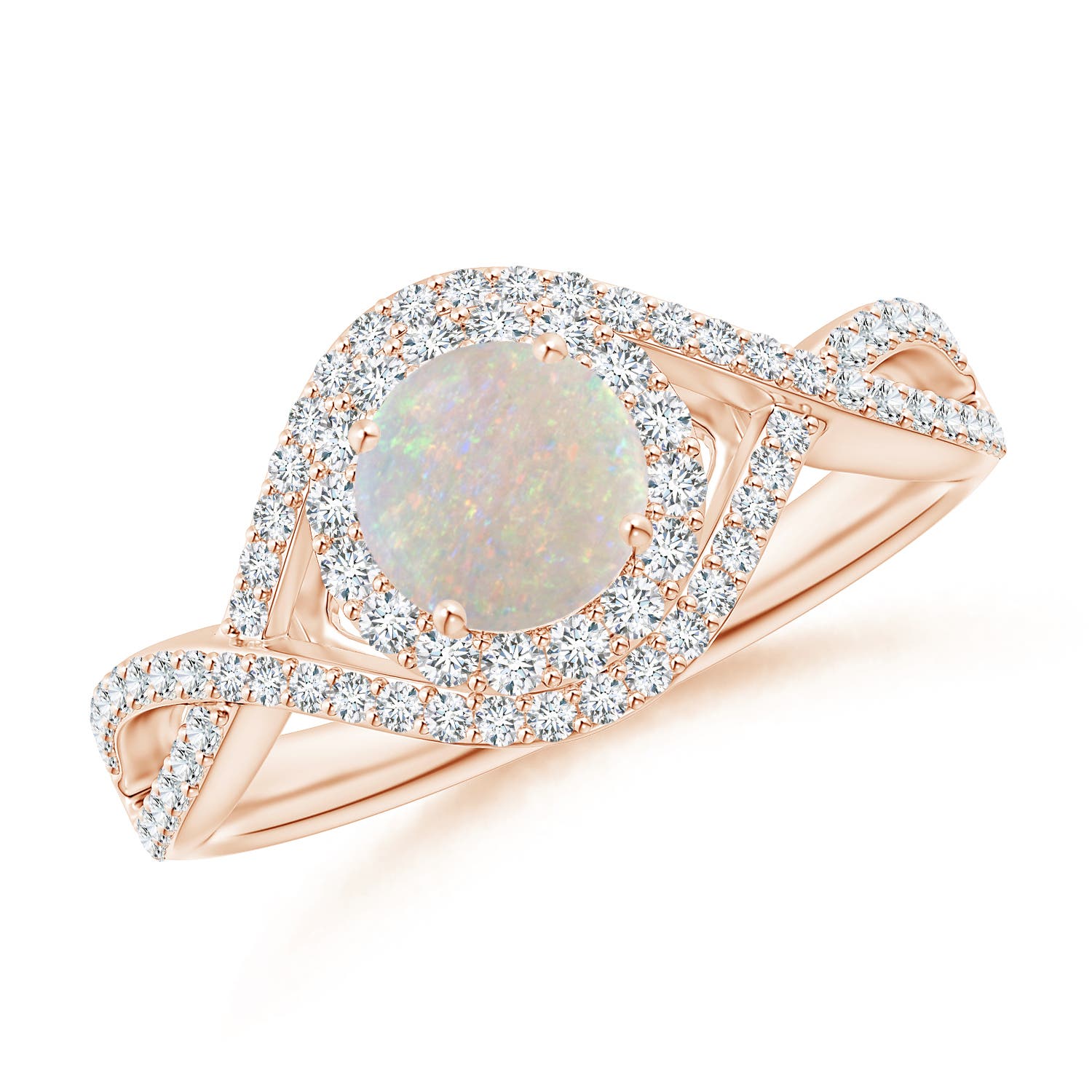 AA - Opal / 0.95 CT / 14 KT Rose Gold