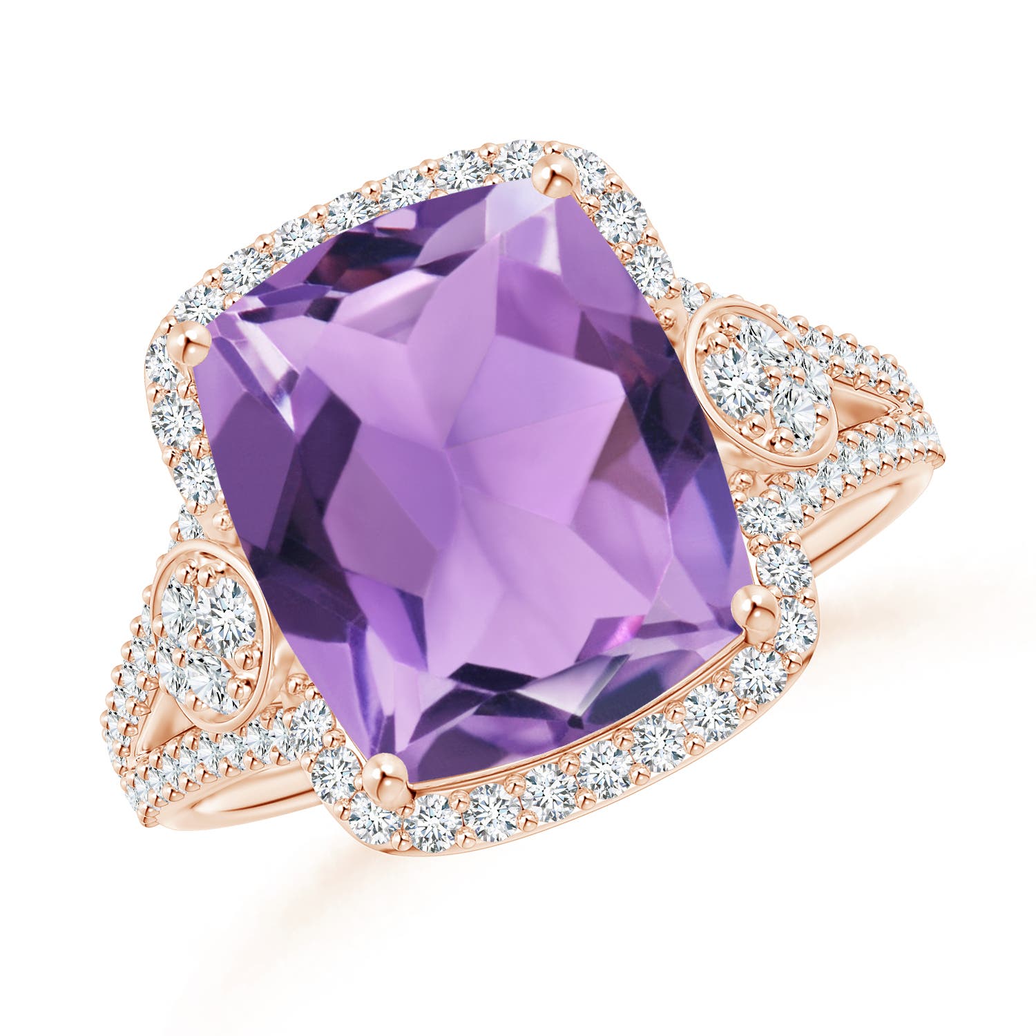 A - Amethyst / 5.06 CT / 14 KT Rose Gold