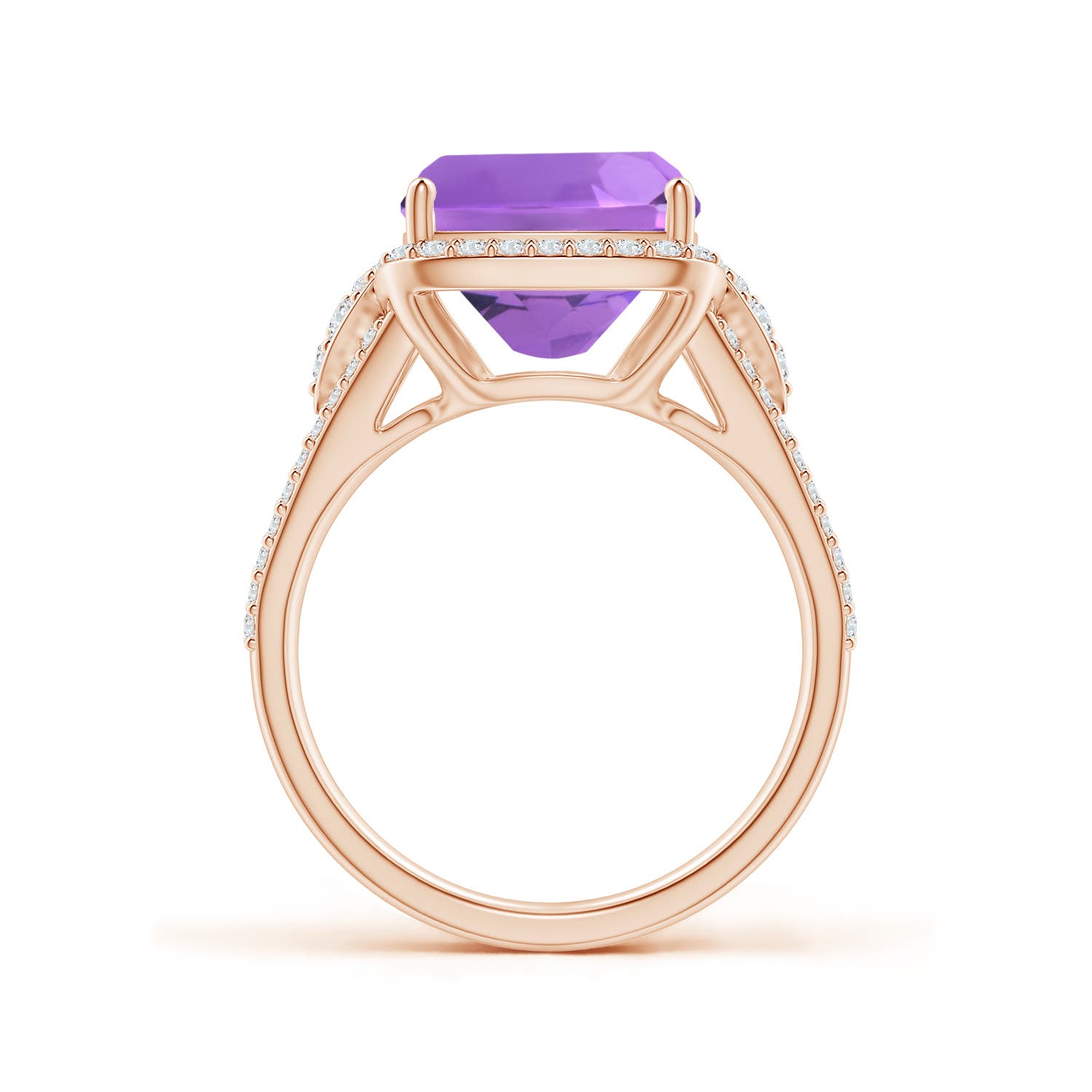 AA - Amethyst / 5.06 CT / 14 KT Rose Gold
