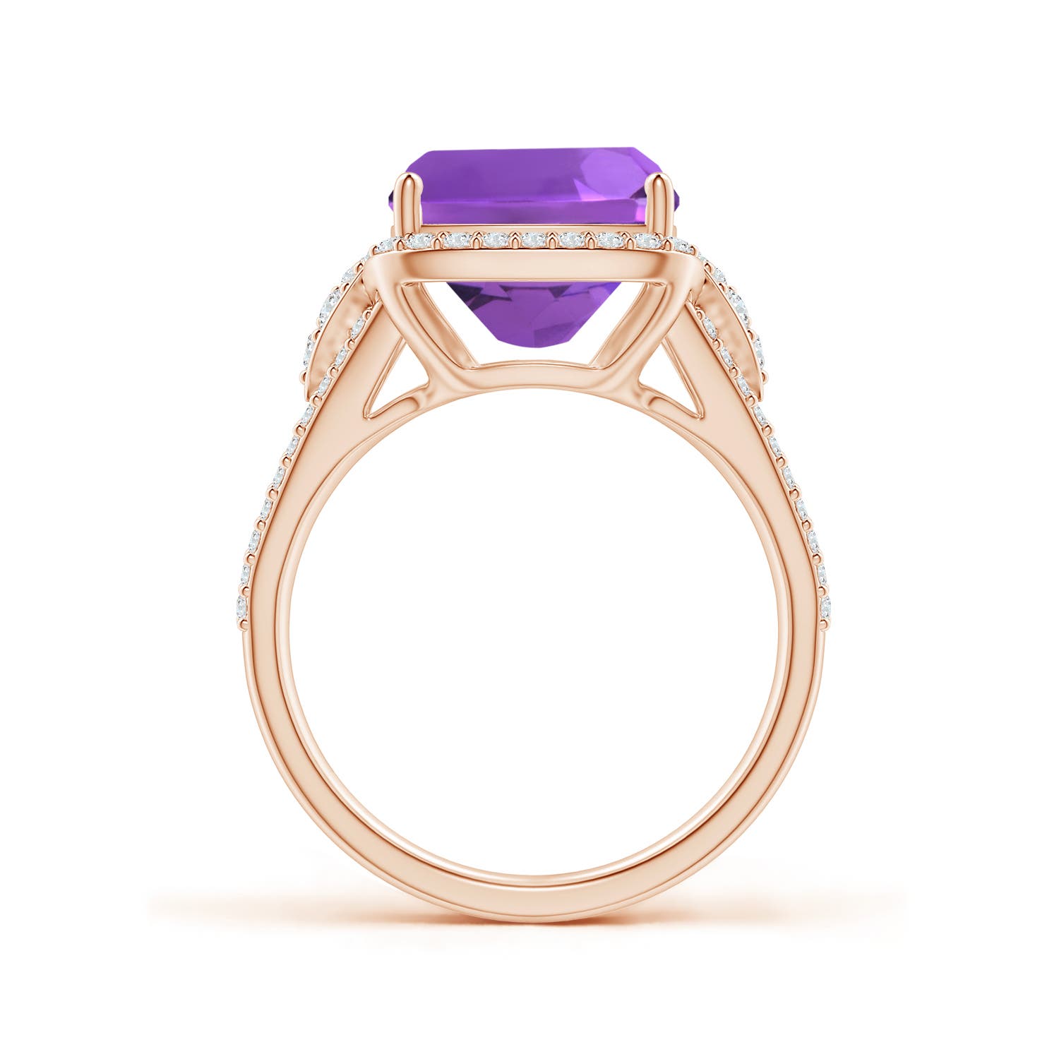 AAA - Amethyst / 5.06 CT / 14 KT Rose Gold