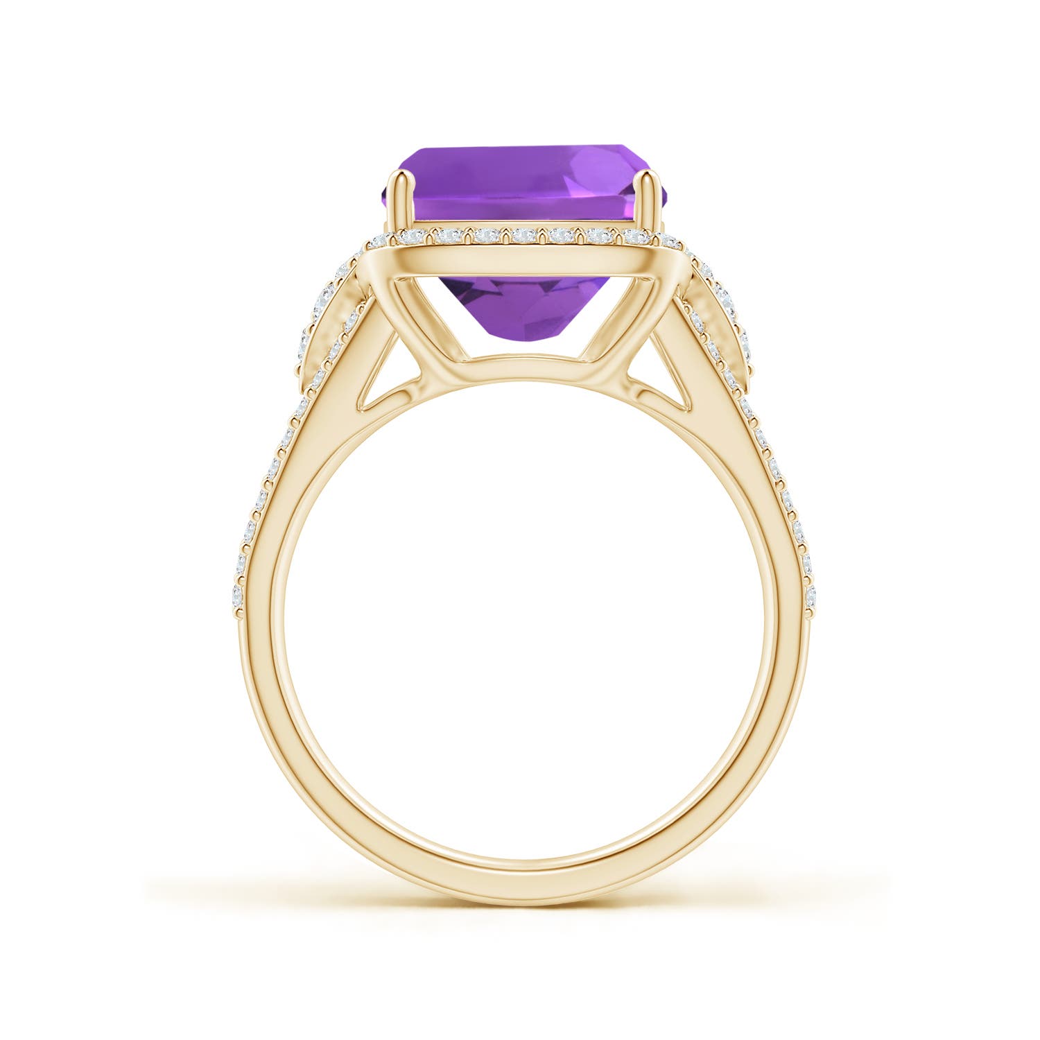 AAA - Amethyst / 5.06 CT / 14 KT Yellow Gold