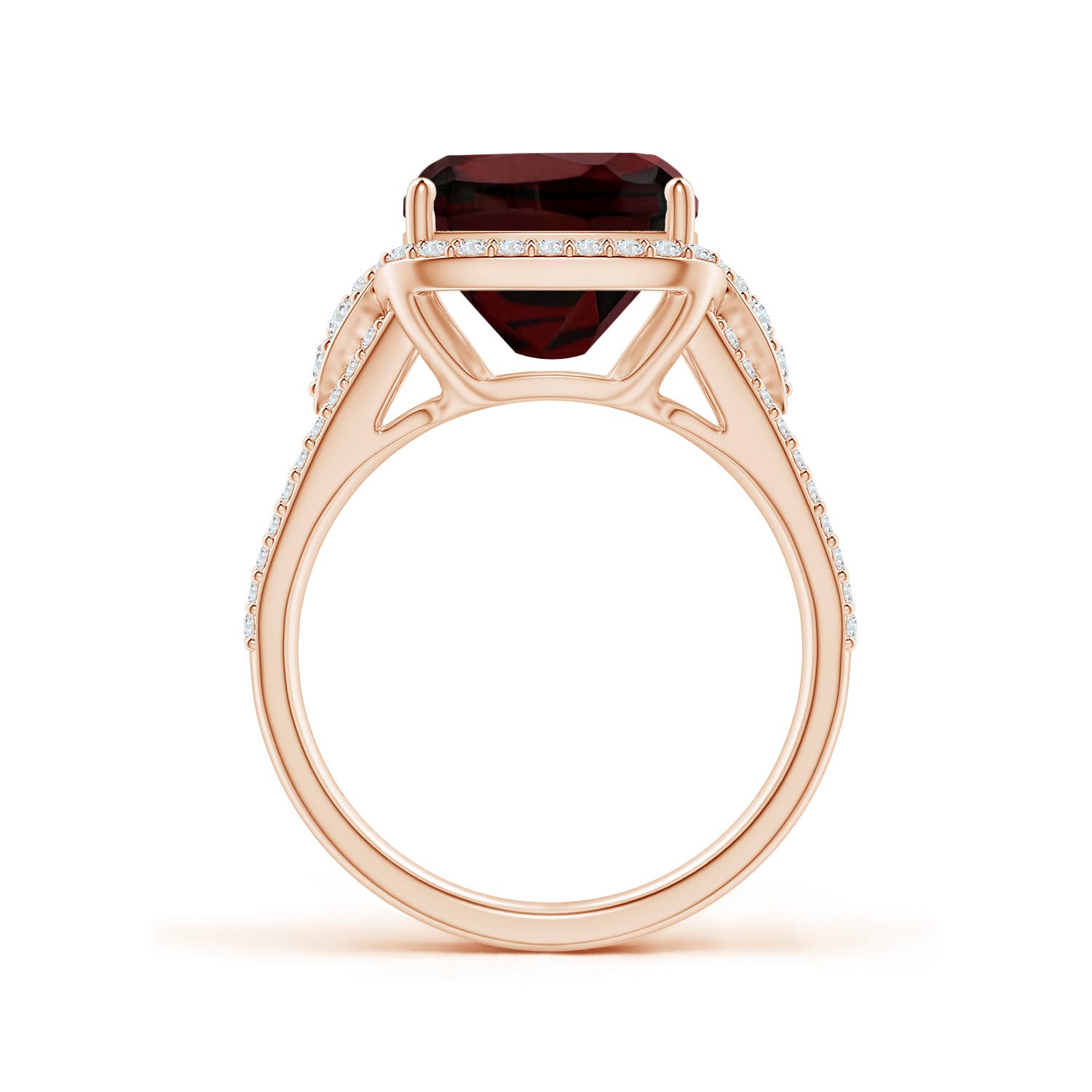 AA - Garnet / 5.81 CT / 14 KT Rose Gold