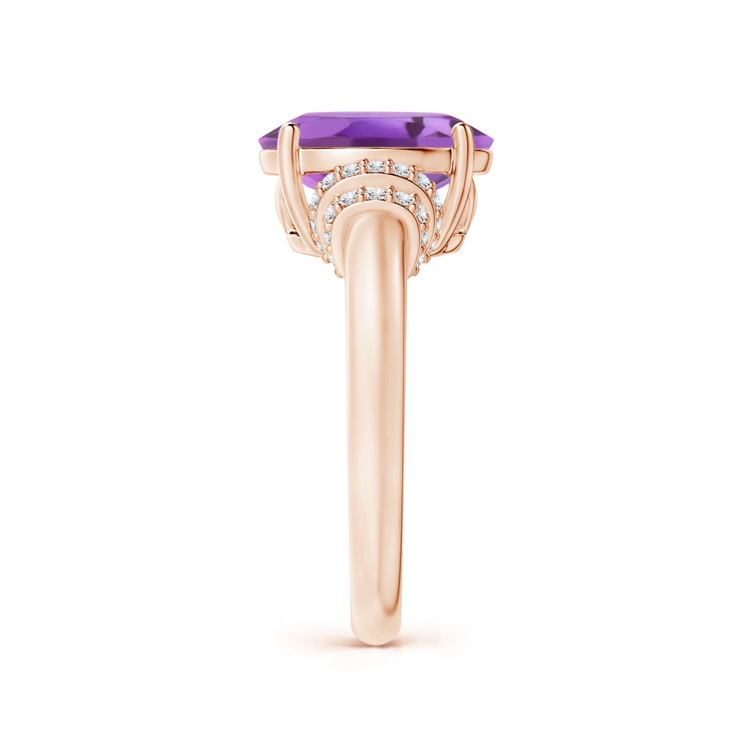 A - Amethyst / 3.35 CT / 14 KT Rose Gold