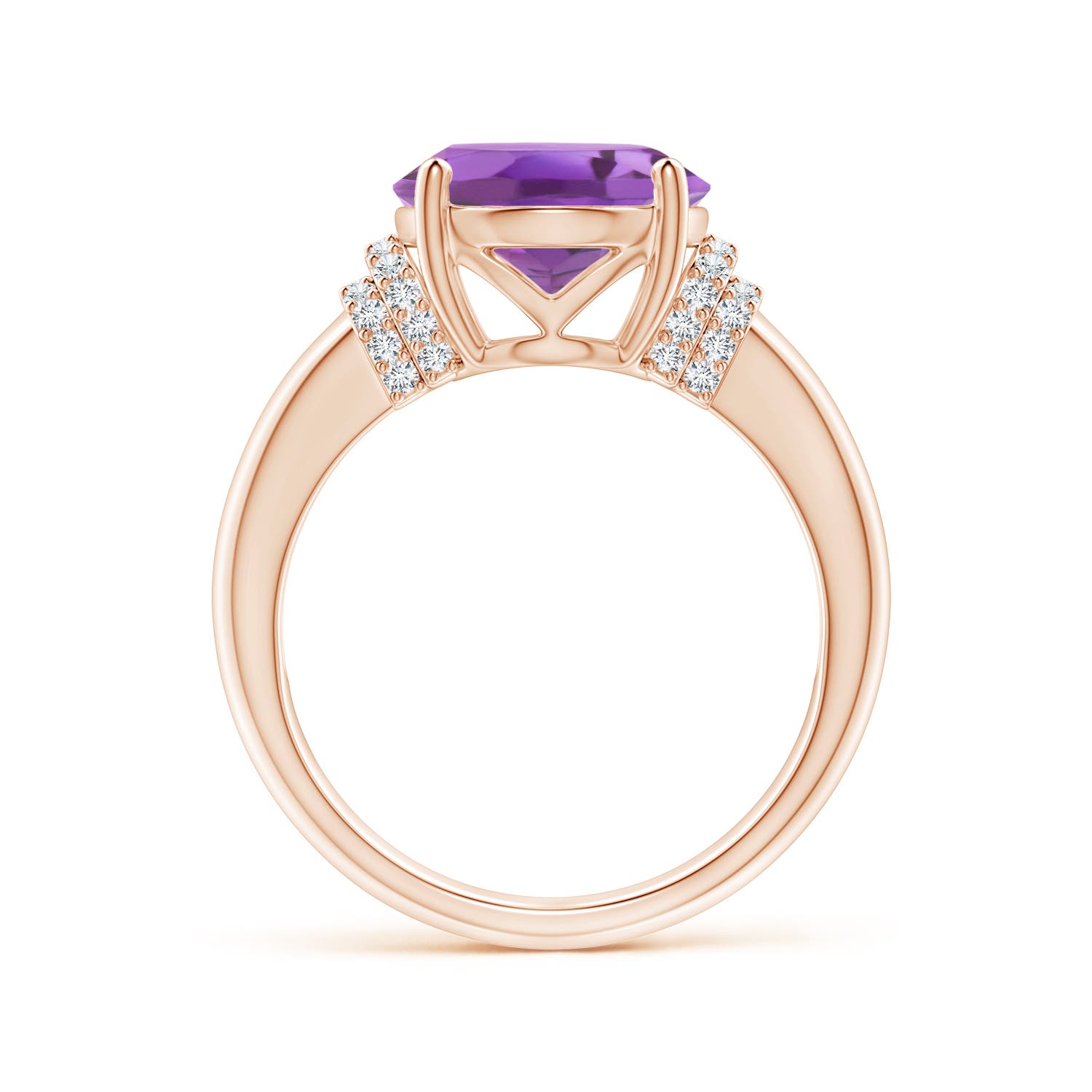 A - Amethyst / 4.54 CT / 14 KT Rose Gold