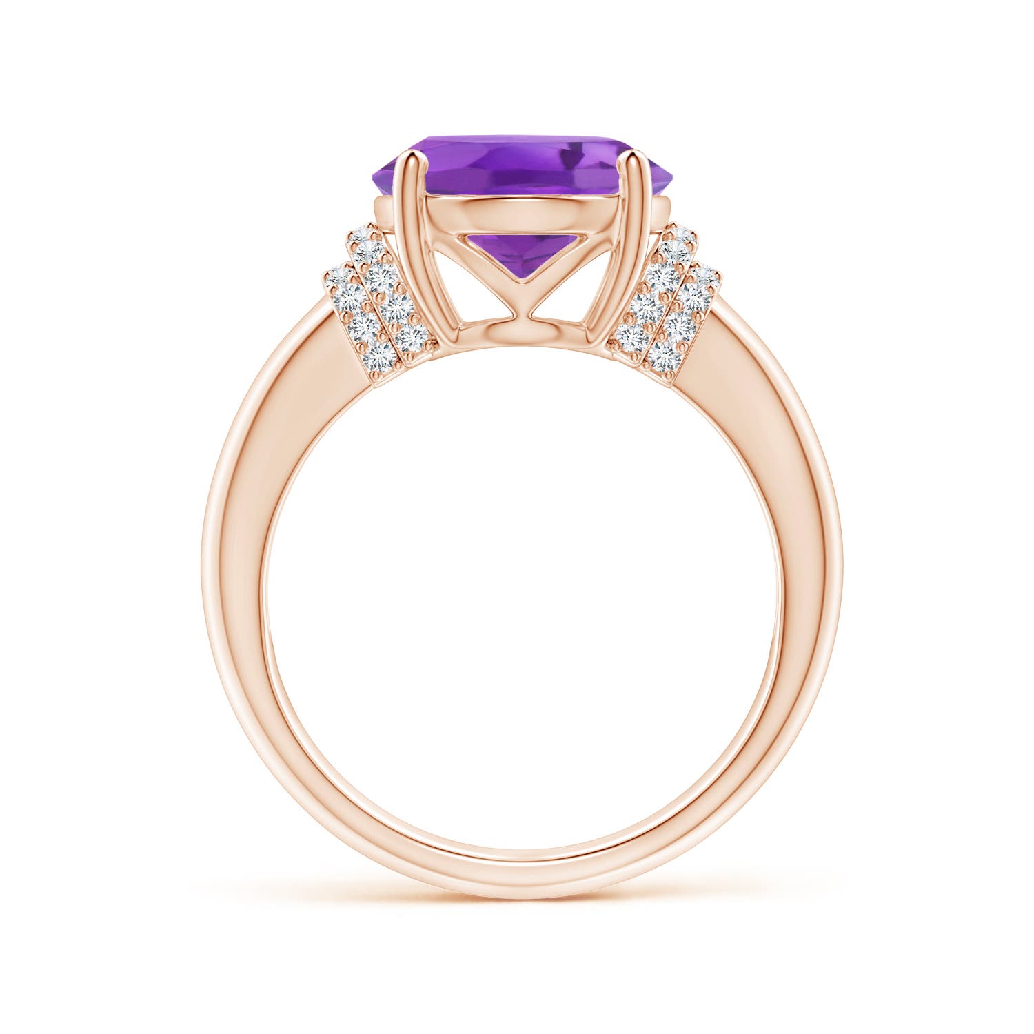 AA - Amethyst / 4.54 CT / 14 KT Rose Gold