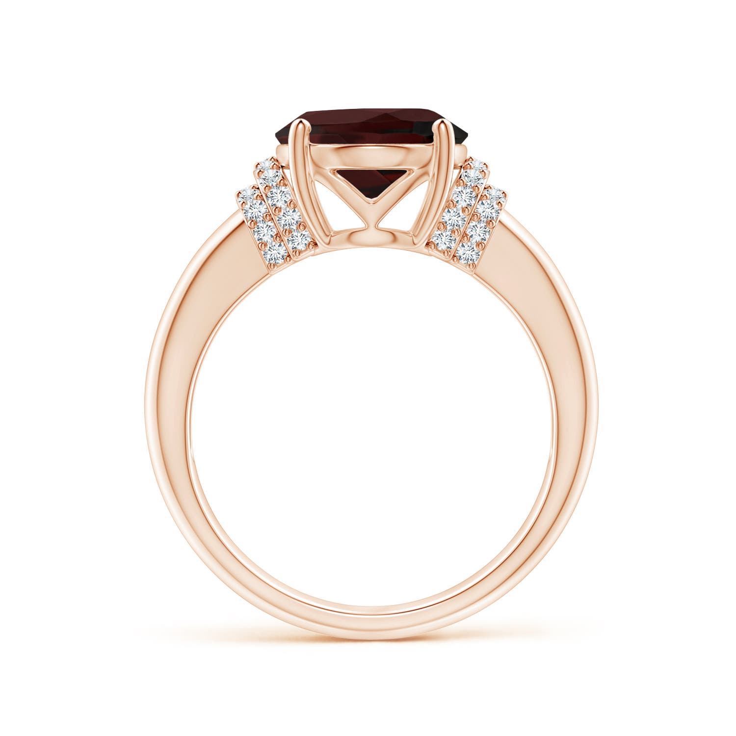 A - Garnet / 4.4 CT / 14 KT Rose Gold