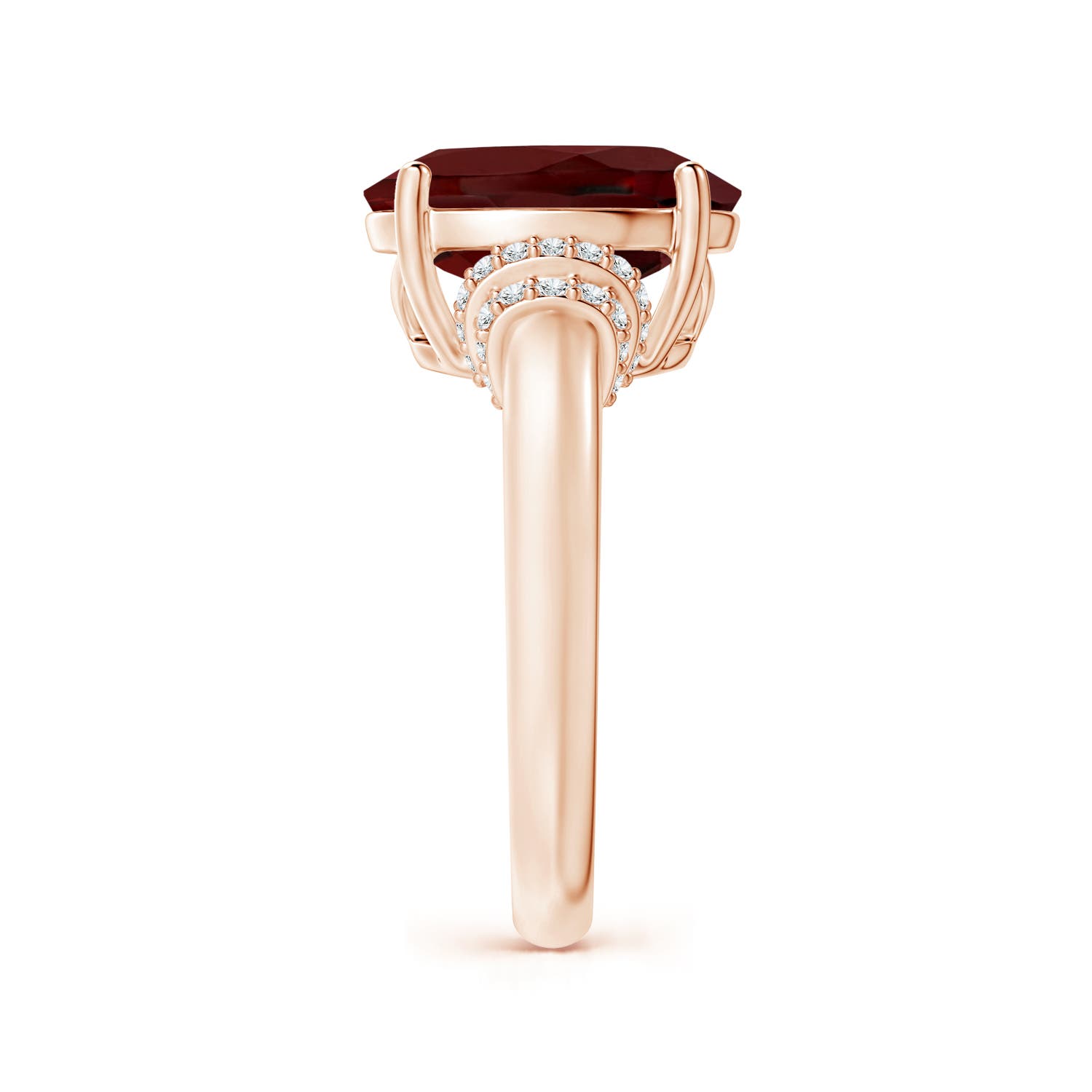 AAA - Garnet / 5.39 CT / 14 KT Rose Gold