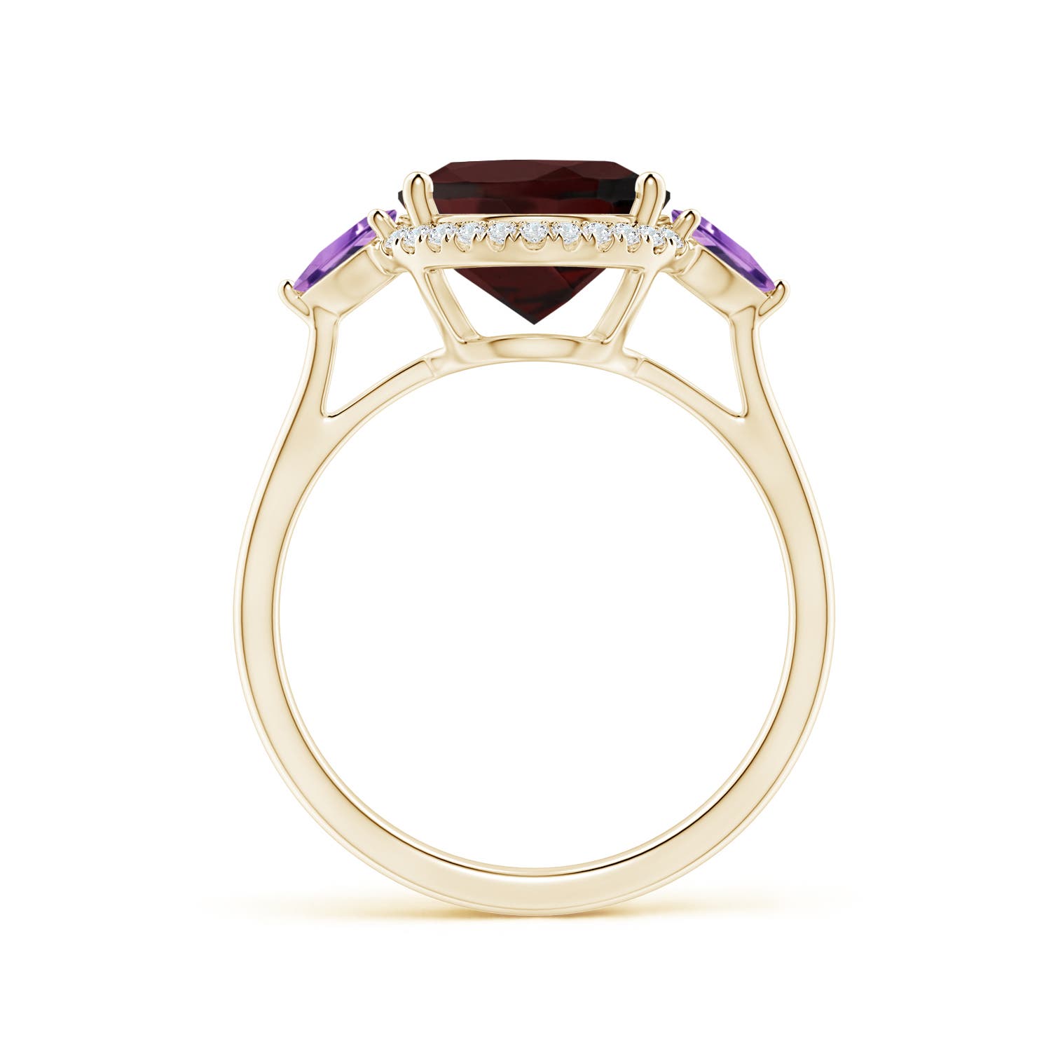 A - Garnet / 4.71 CT / 14 KT Yellow Gold