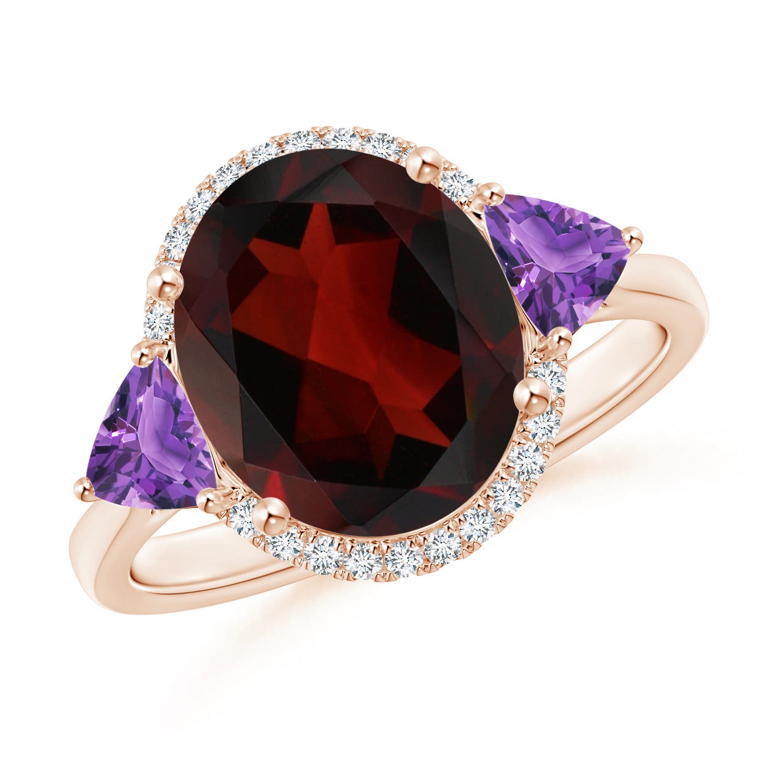 AA - Garnet / 4.71 CT / 14 KT Rose Gold