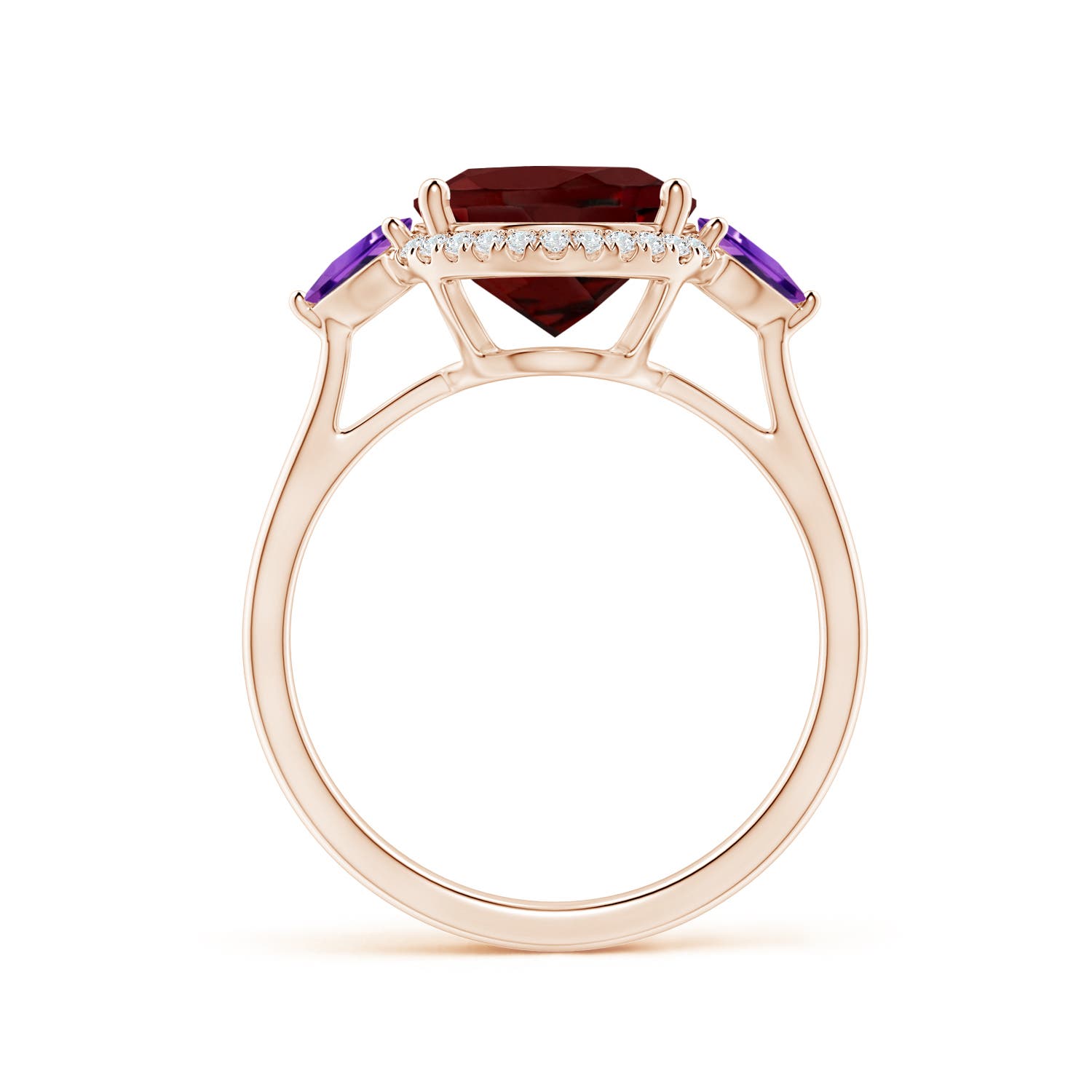 AAA - Garnet / 4.71 CT / 14 KT Rose Gold