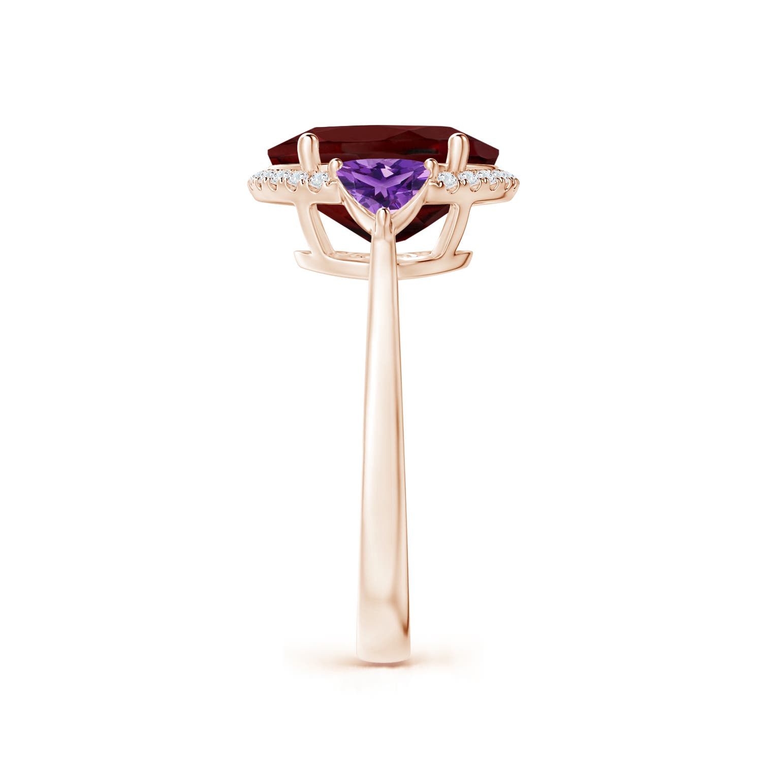 AAA - Garnet / 4.71 CT / 14 KT Rose Gold