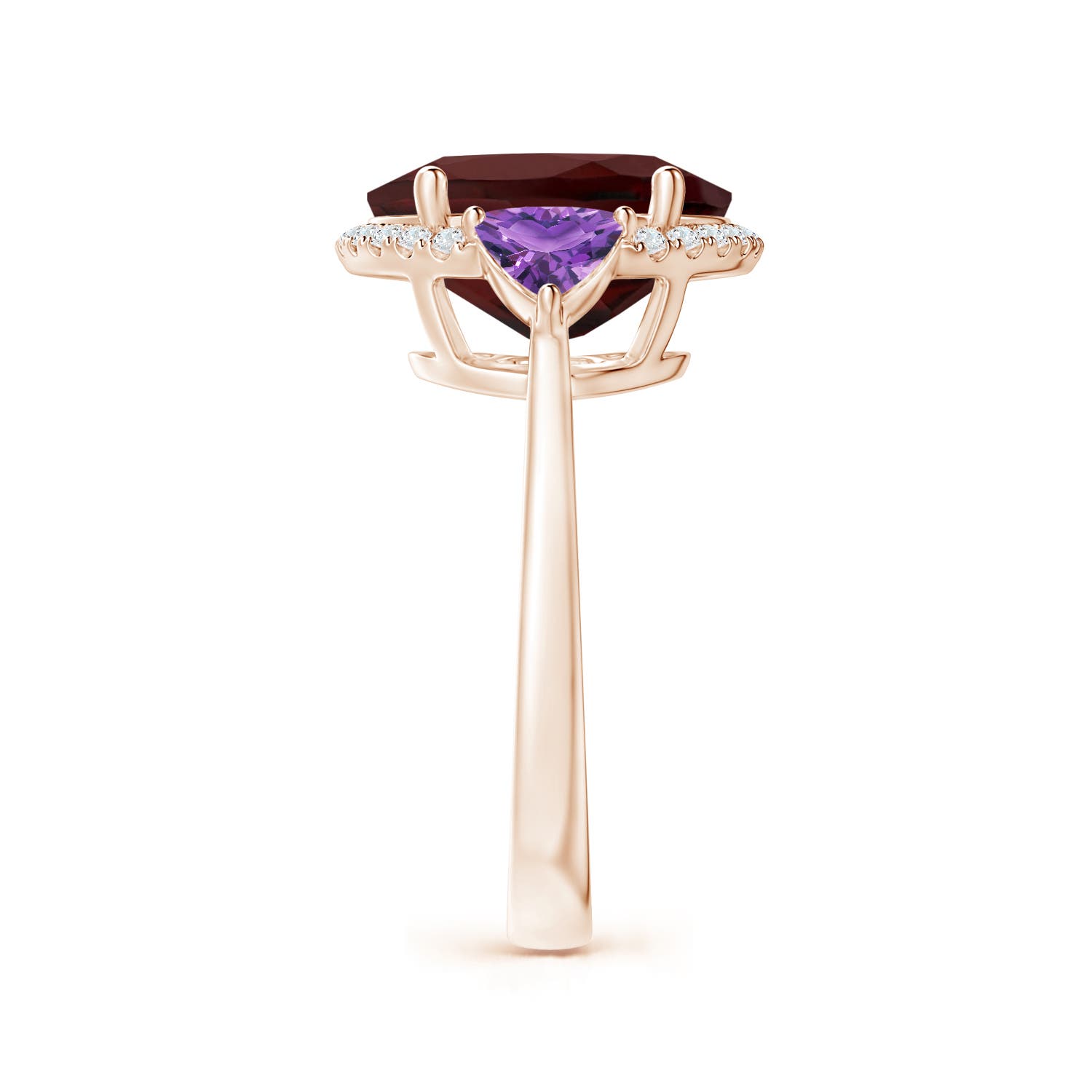 AA - Garnet / 6.08 CT / 14 KT Rose Gold