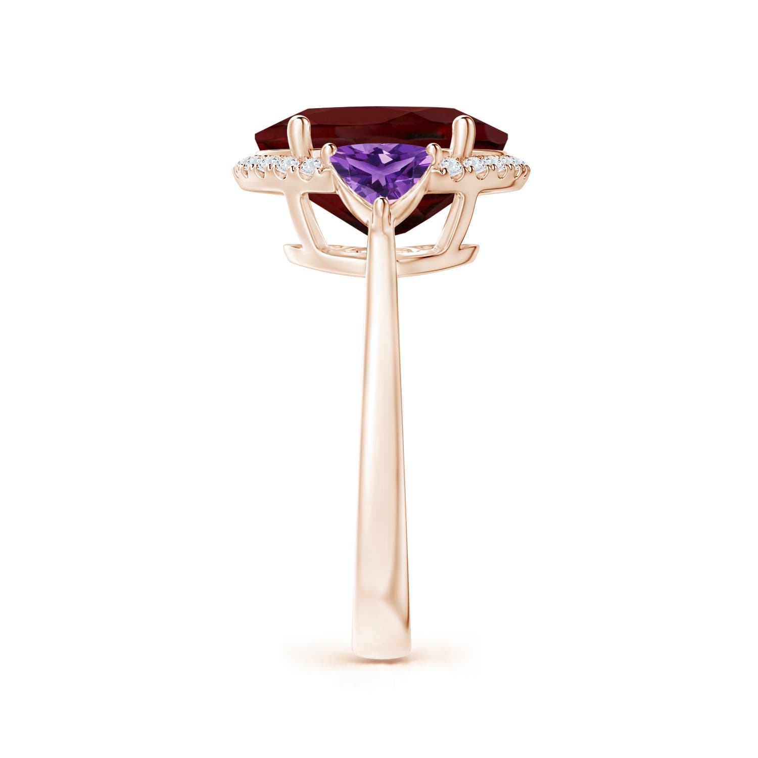 AAA - Garnet / 6.08 CT / 14 KT Rose Gold