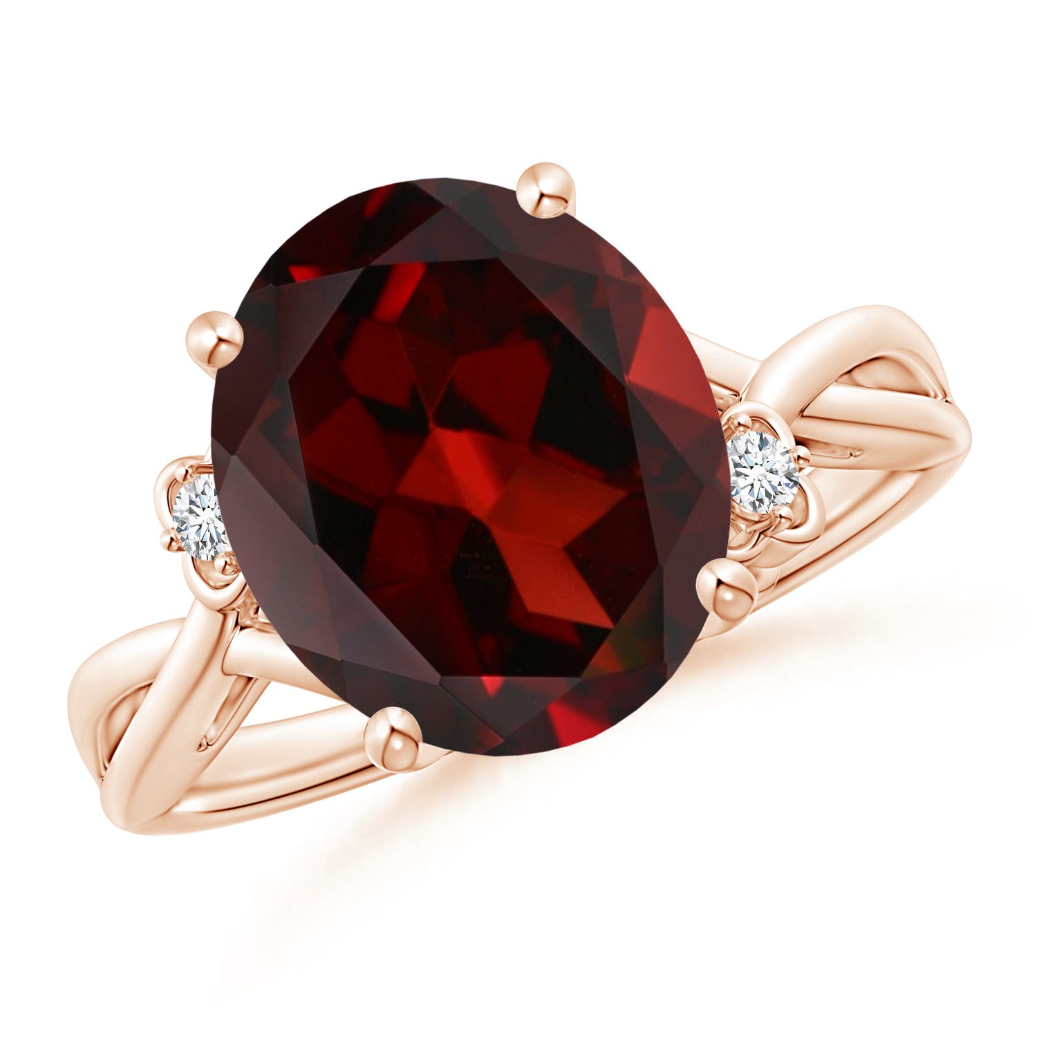 AAA - Garnet / 5.2 CT / 14 KT Rose Gold