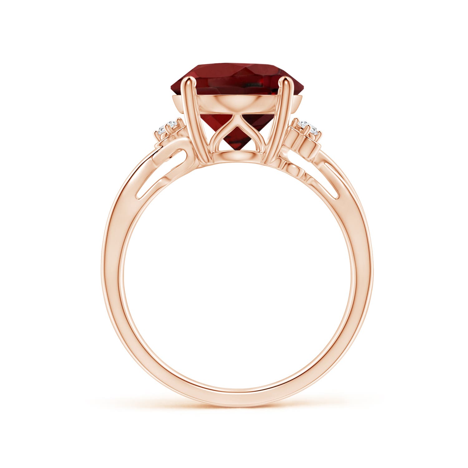 AAAA - Garnet / 5.2 CT / 14 KT Rose Gold