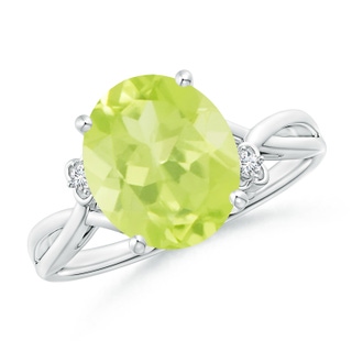 Oval A Peridot