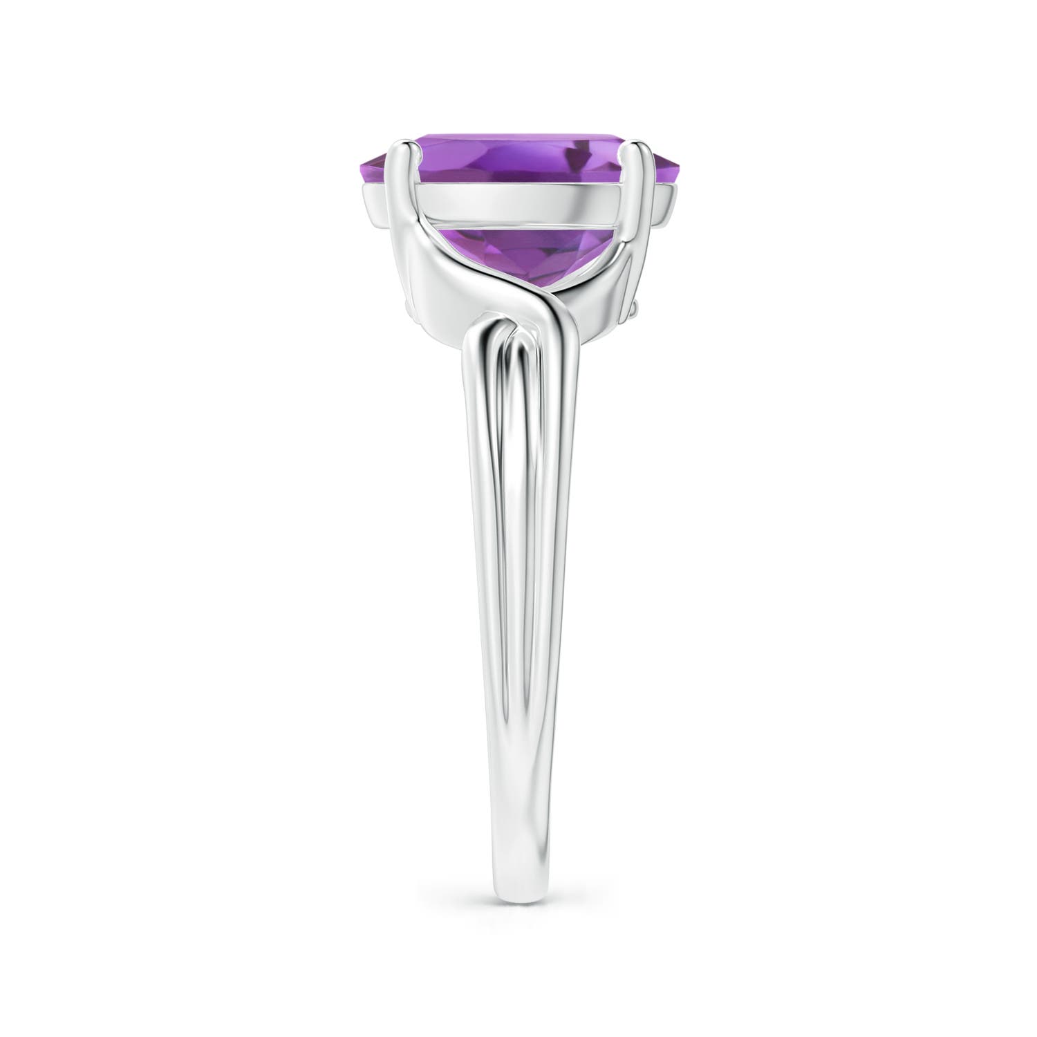 A - Amethyst / 2.28 CT / 14 KT White Gold