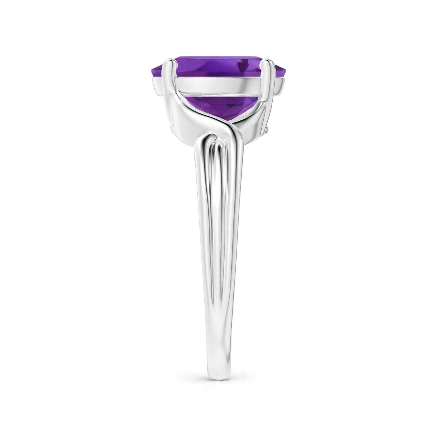 AAA - Amethyst / 2.28 CT / 14 KT White Gold