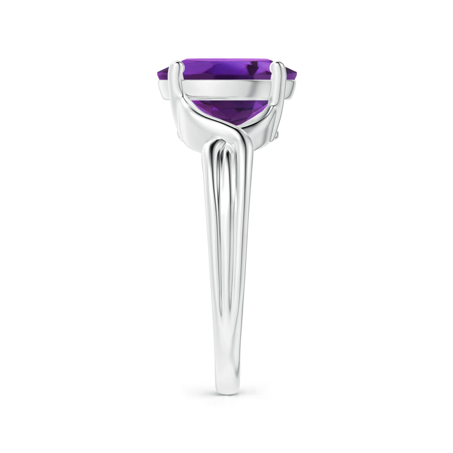 AAAA - Amethyst / 2.28 CT / 14 KT White Gold