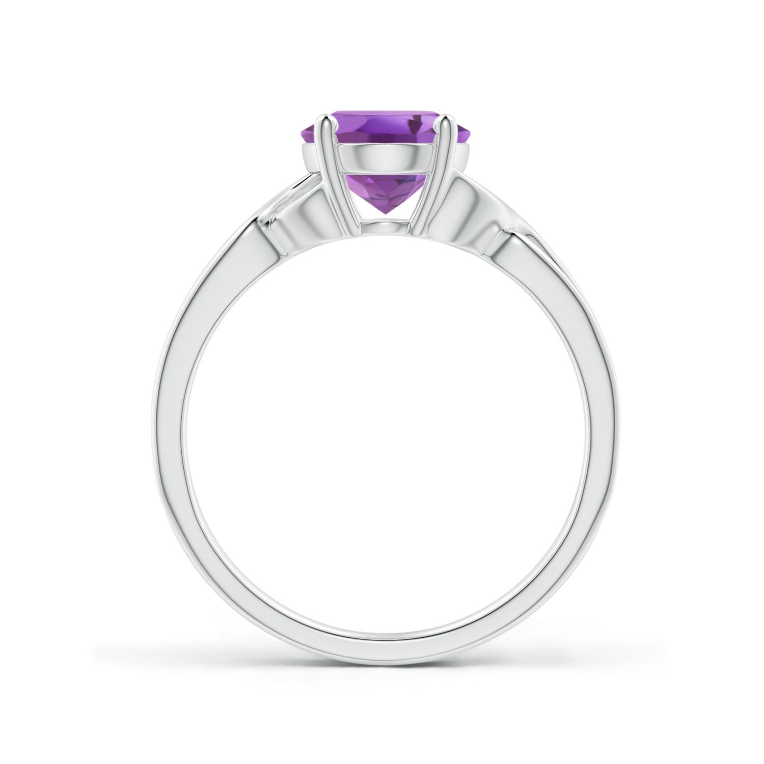 A - Amethyst / 1.6 CT / 14 KT White Gold