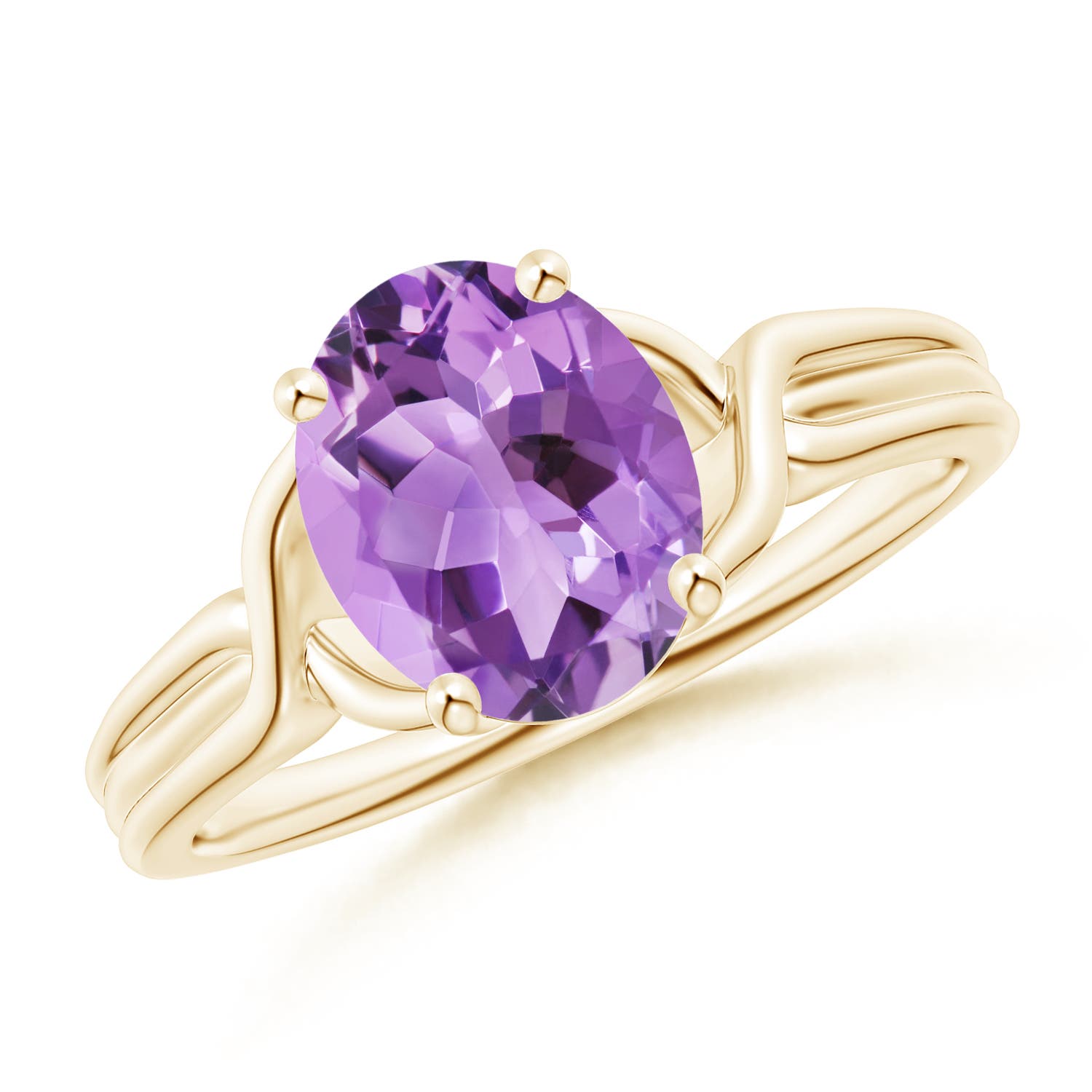 A - Amethyst / 1.6 CT / 14 KT Yellow Gold