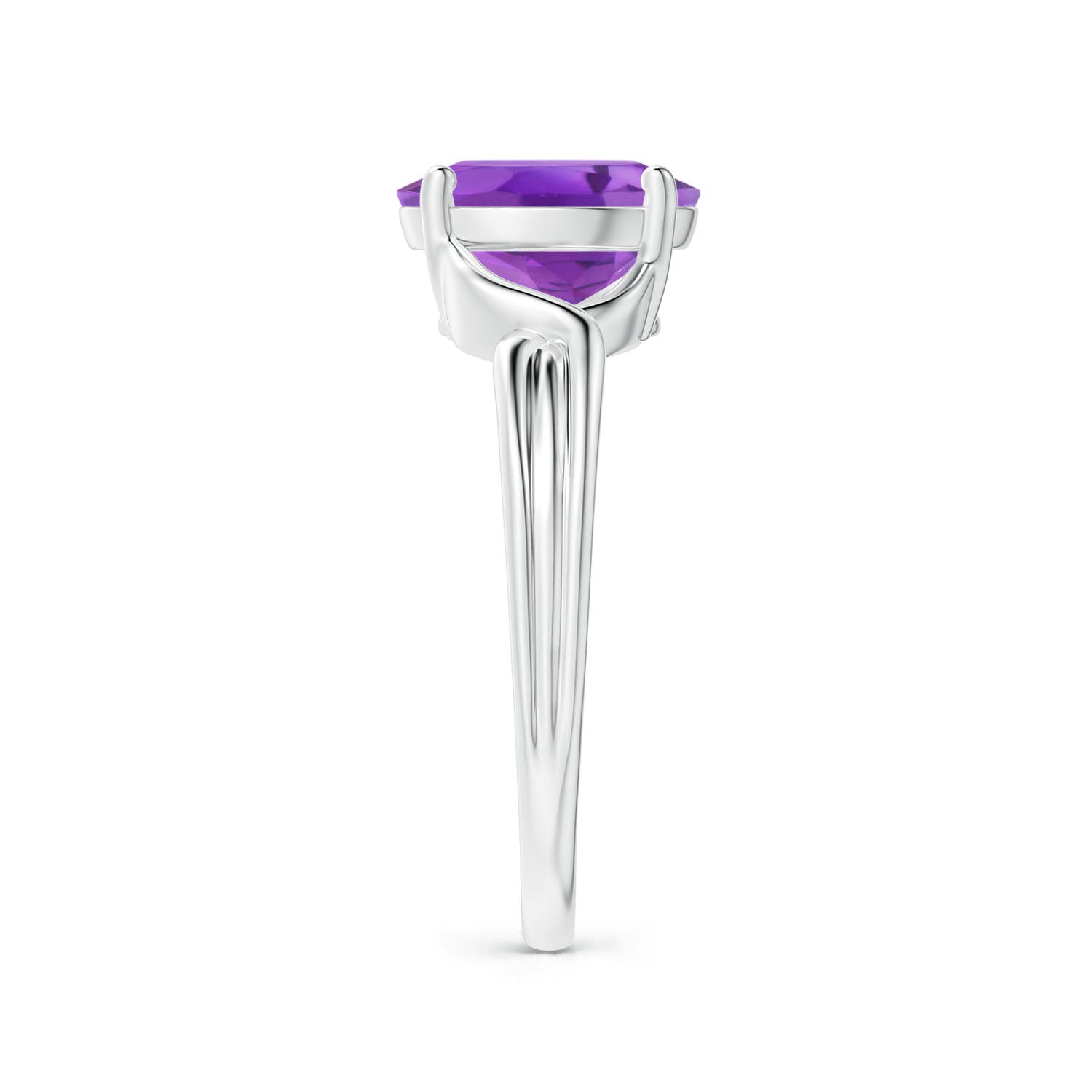 AA - Amethyst / 1.6 CT / 14 KT White Gold