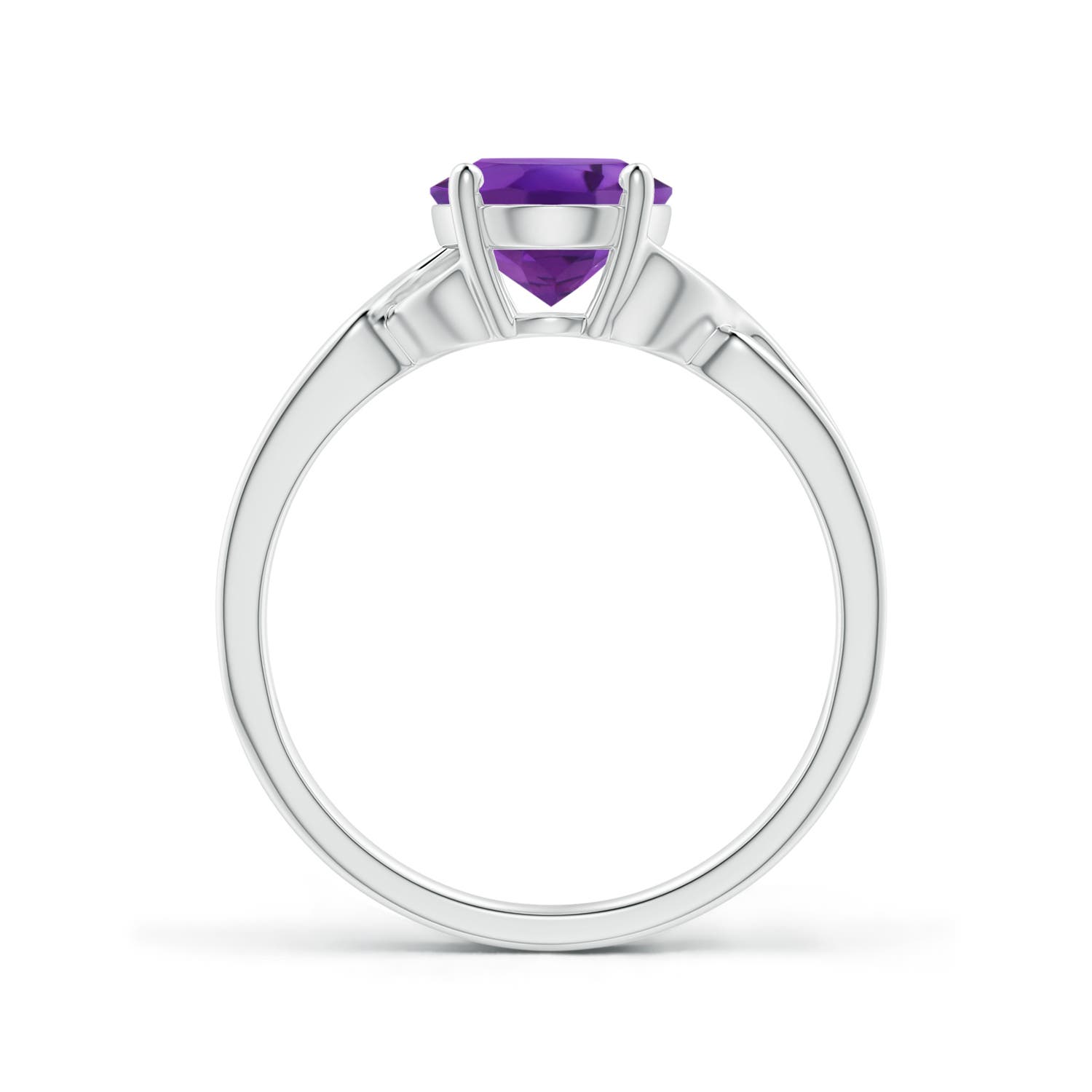 AAA - Amethyst / 1.6 CT / 14 KT White Gold