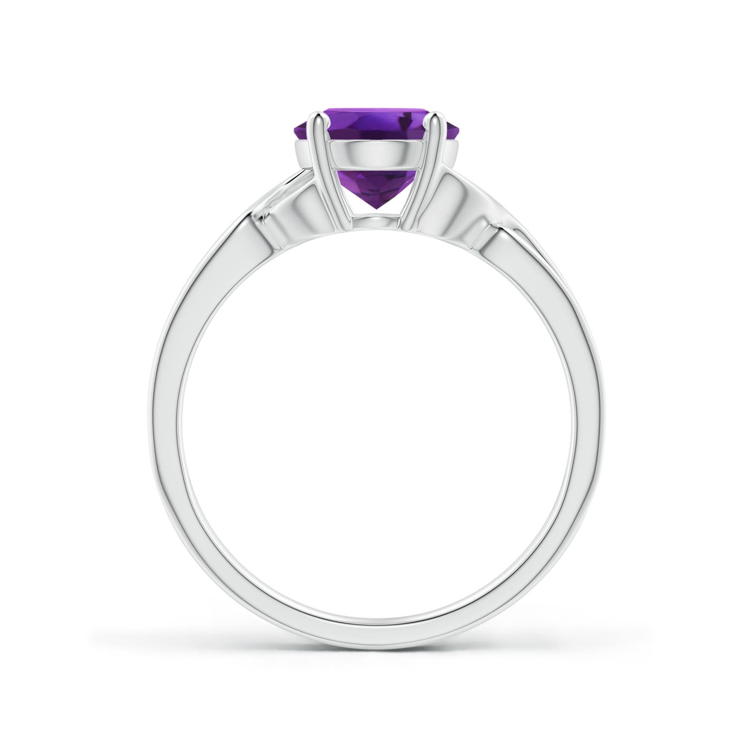 AAAA - Amethyst / 1.6 CT / 14 KT White Gold