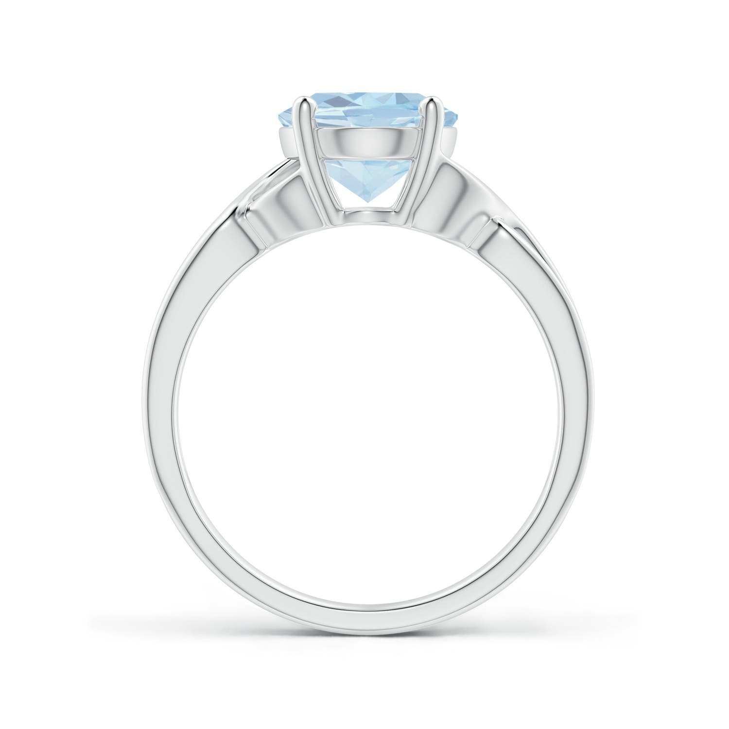 A - Aquamarine / 2.2 CT / 14 KT White Gold