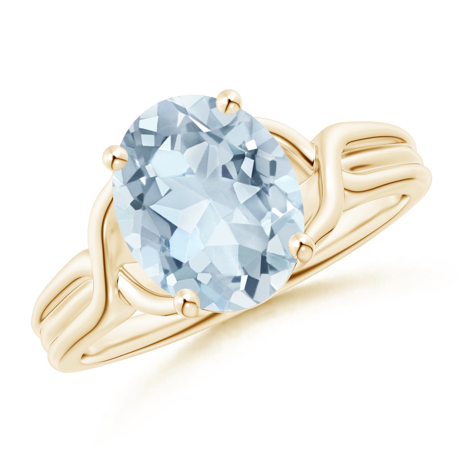 A - Aquamarine / 2.2 CT / 14 KT Yellow Gold