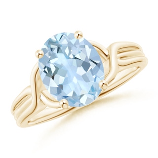 Oval AA Aquamarine