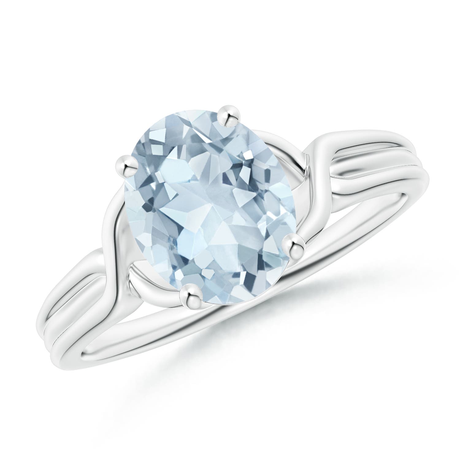 A - Aquamarine / 1.5 CT / 14 KT White Gold