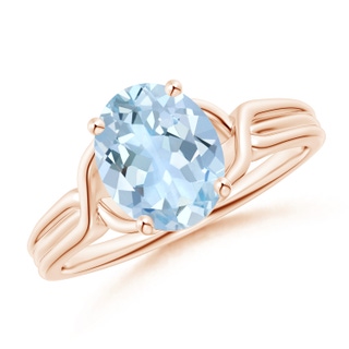 Oval AA Aquamarine