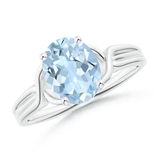 Oval AA Aquamarine