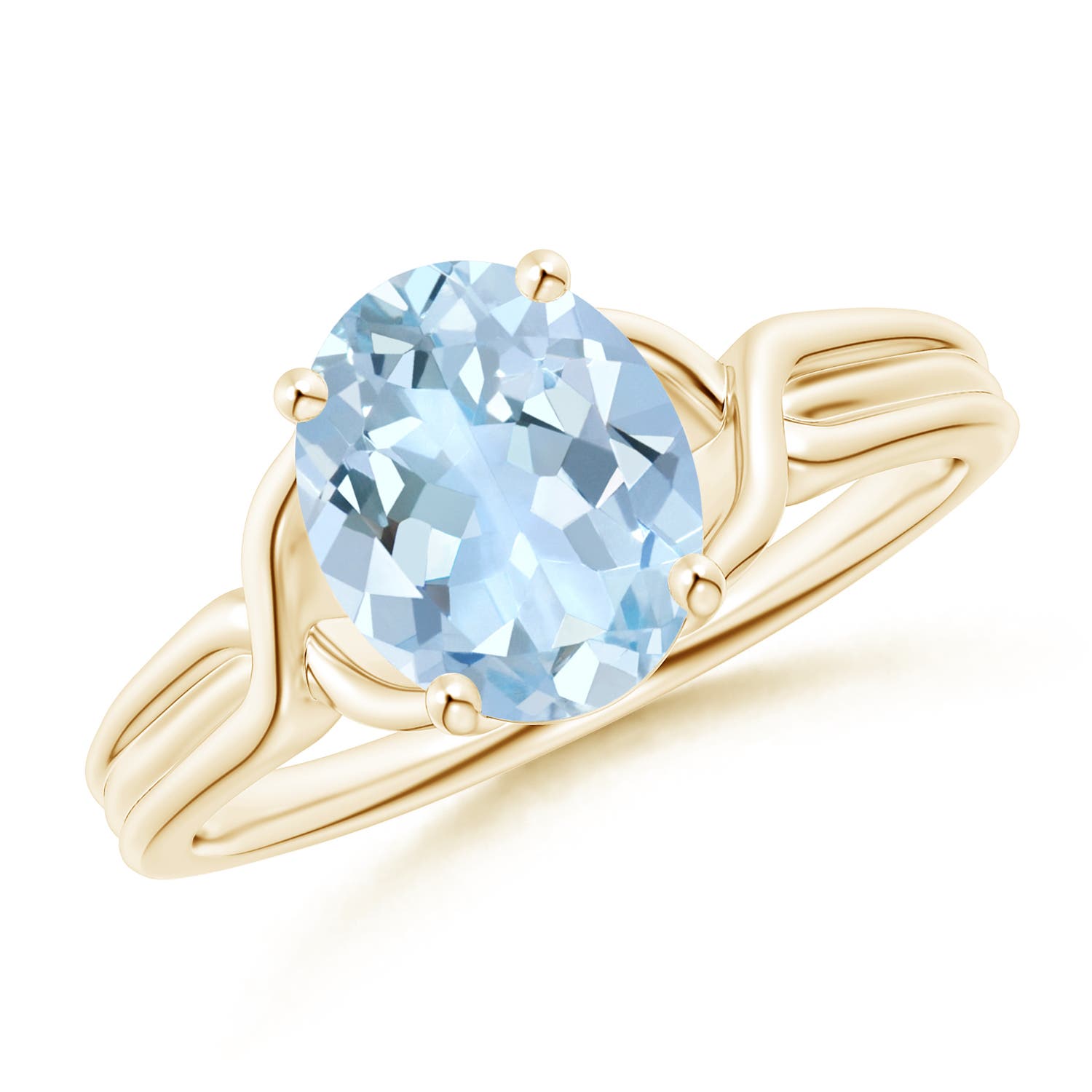 AA - Aquamarine / 1.5 CT / 14 KT Yellow Gold