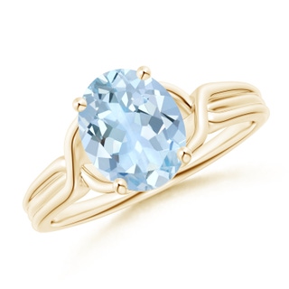 Oval AA Aquamarine