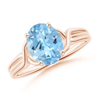 Oval AAAA Aquamarine