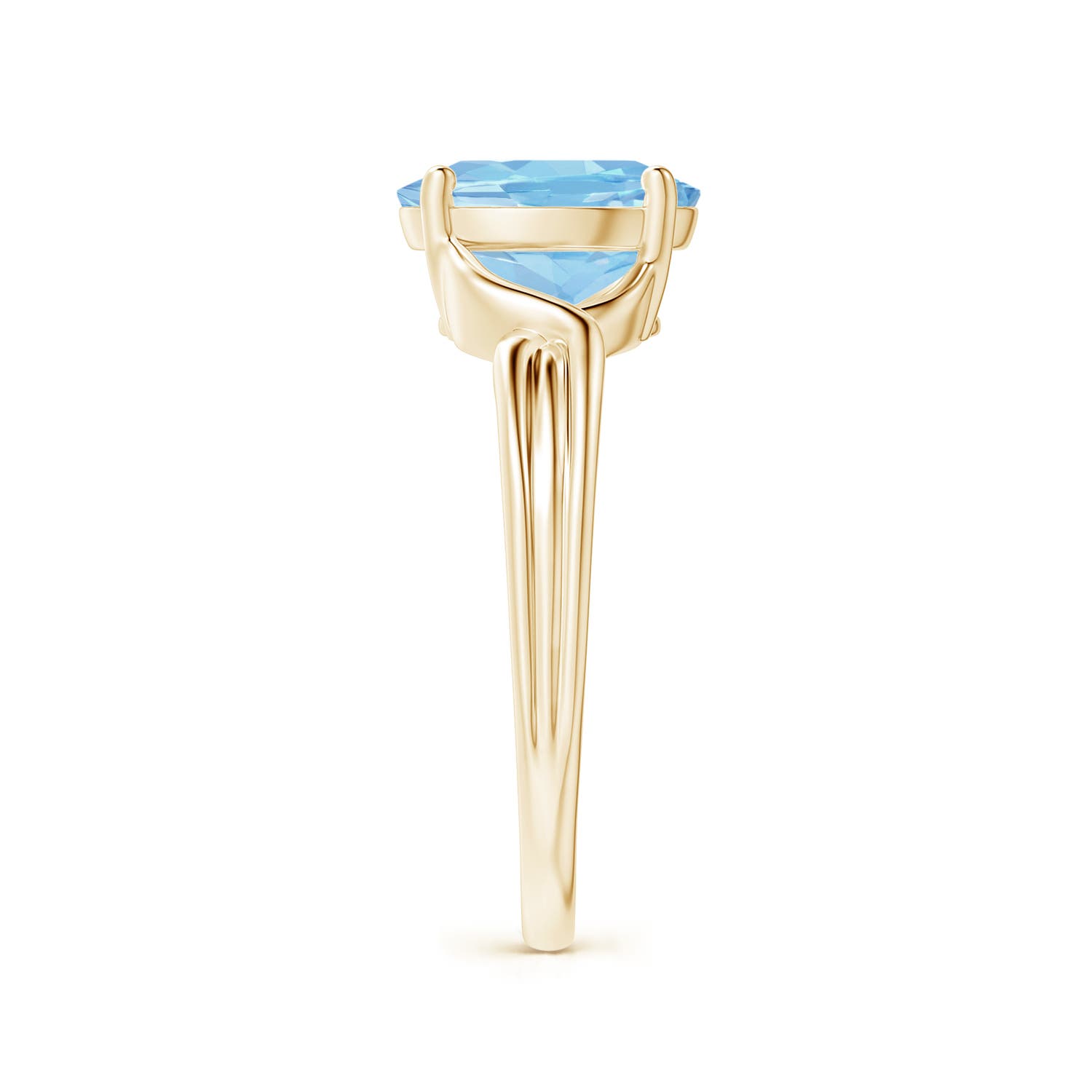 AAAA - Aquamarine / 1.5 CT / 14 KT Yellow Gold