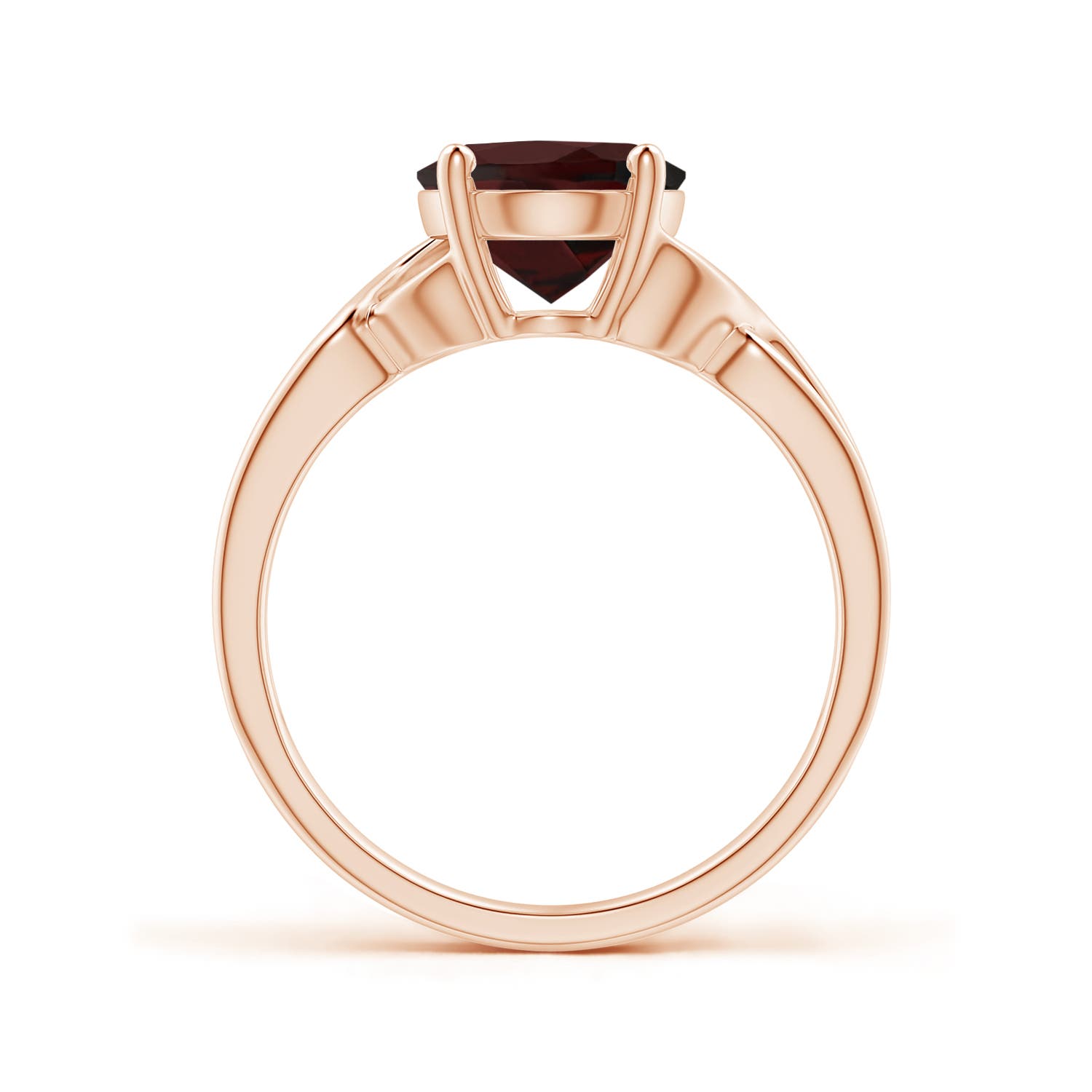 A - Garnet / 2.95 CT / 14 KT Rose Gold