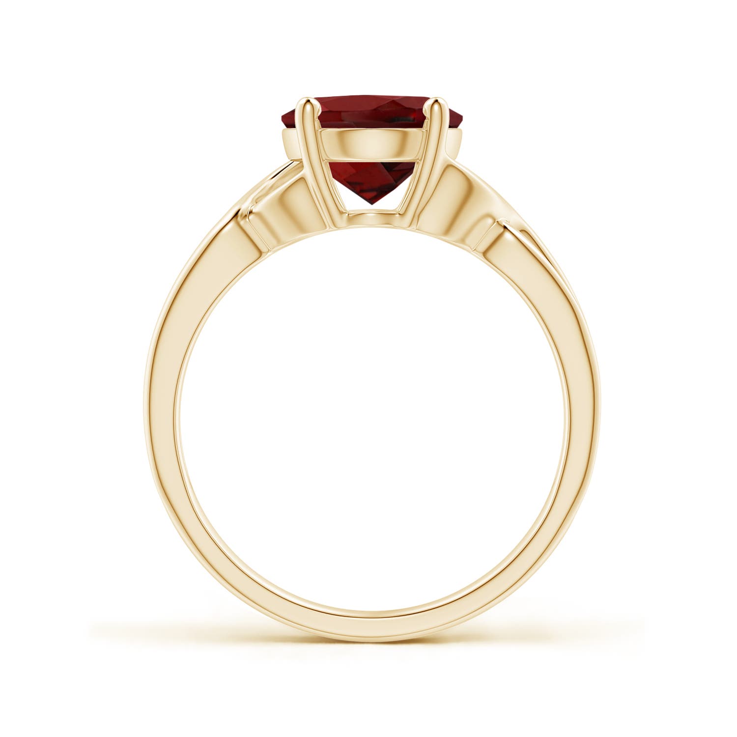 AAAA - Garnet / 2.95 CT / 14 KT Yellow Gold