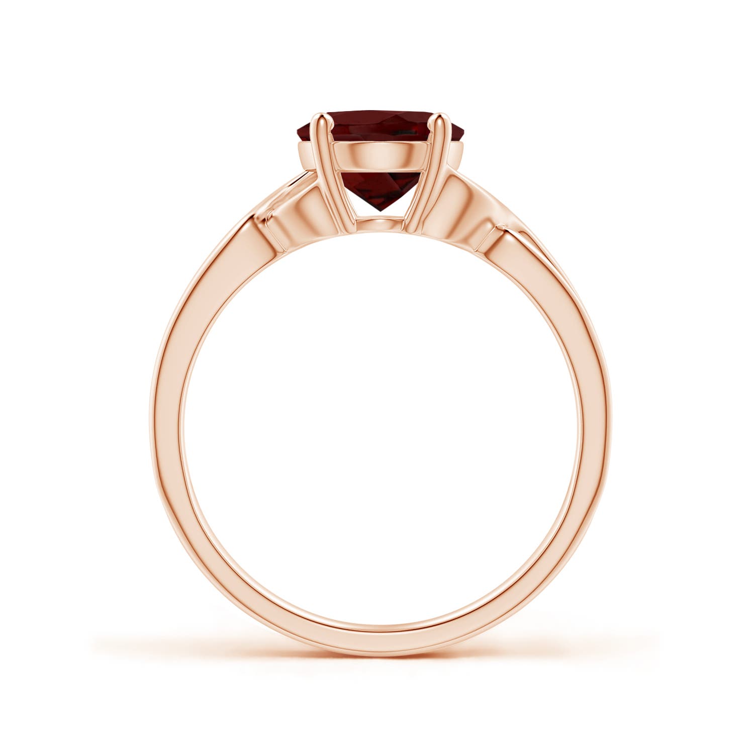 AAA - Garnet / 2 CT / 14 KT Rose Gold