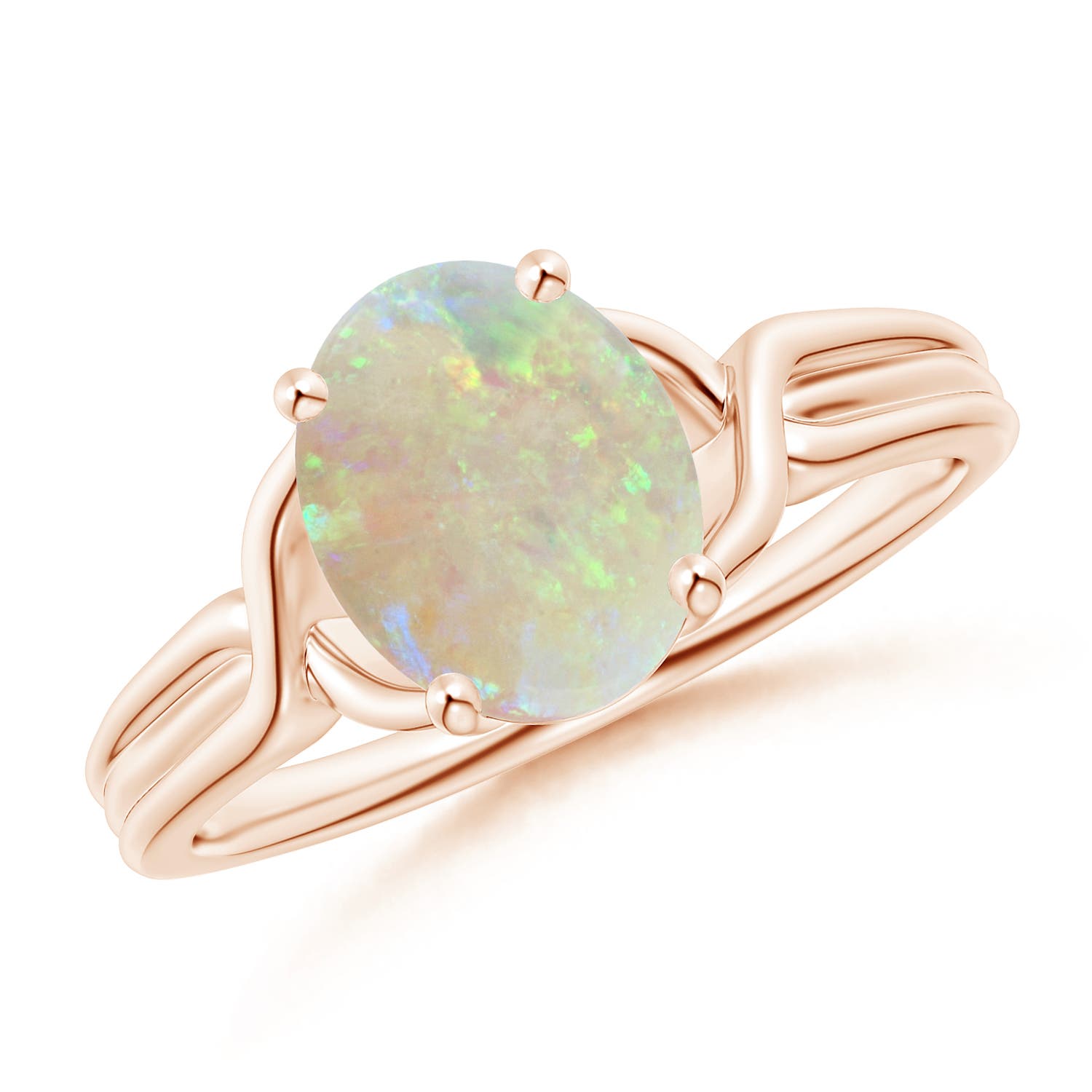 AAA - Opal / 1.1 CT / 14 KT Rose Gold