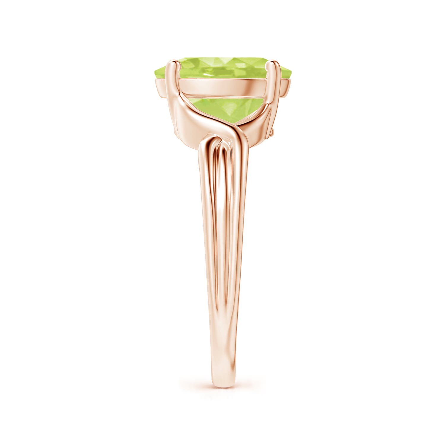 A - Peridot / 2.6 CT / 14 KT Rose Gold