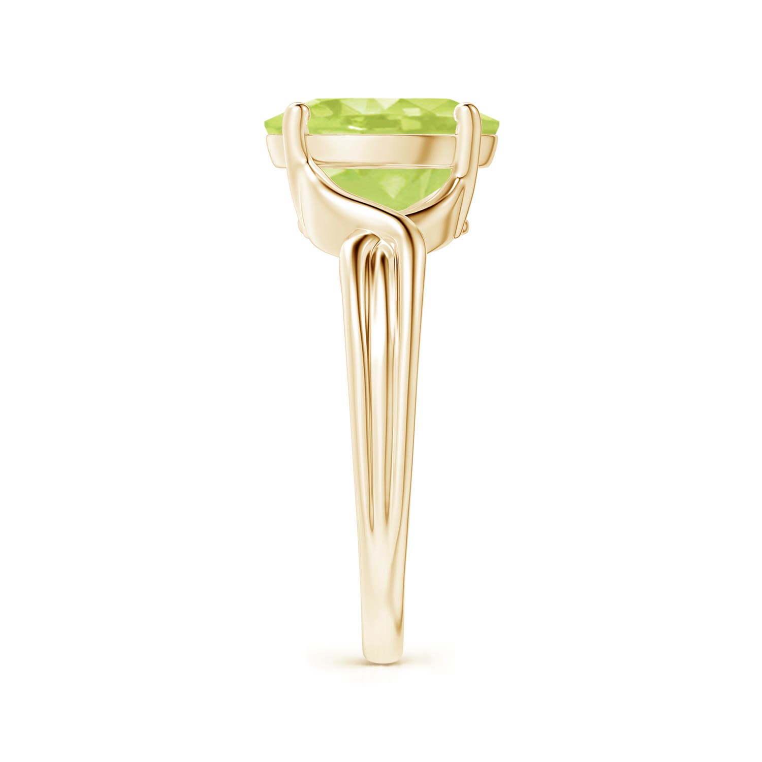 A - Peridot / 2.6 CT / 14 KT Yellow Gold