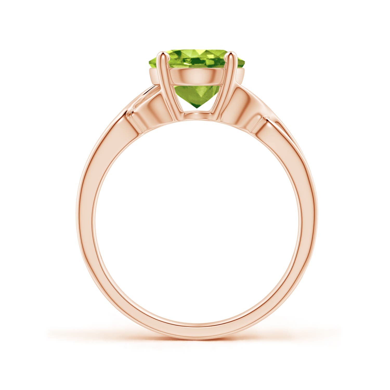 AAA - Peridot / 2.6 CT / 14 KT Rose Gold