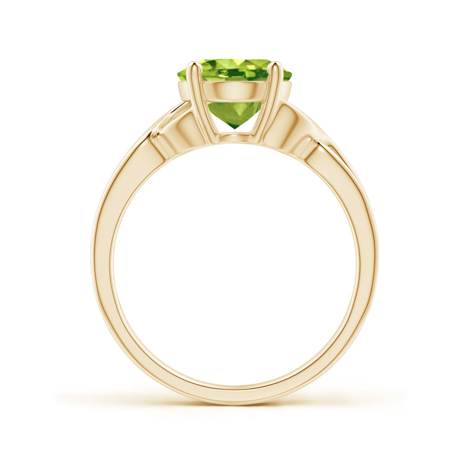 AAA - Peridot / 2.6 CT / 14 KT Yellow Gold