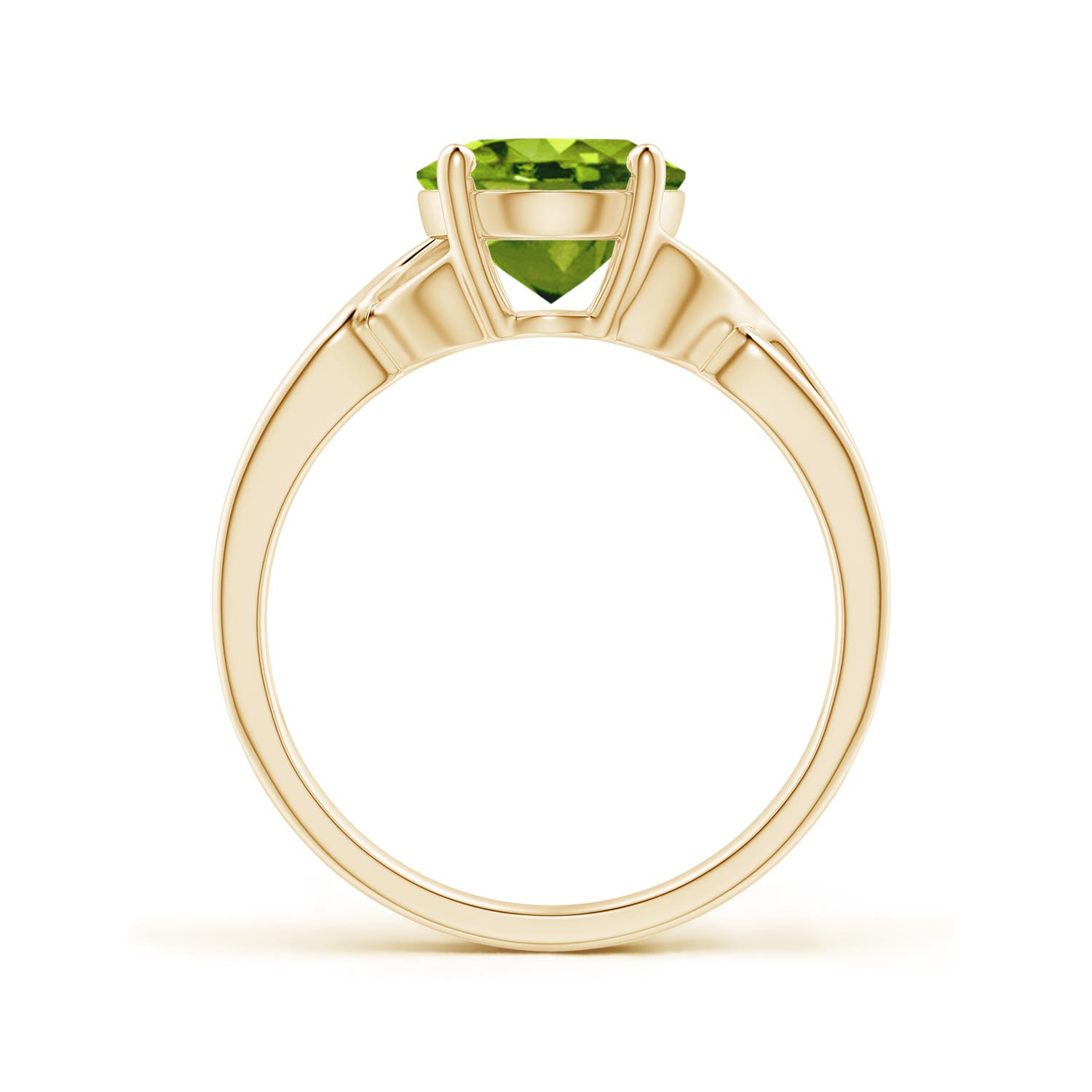 AAAA - Peridot / 2.6 CT / 14 KT Yellow Gold