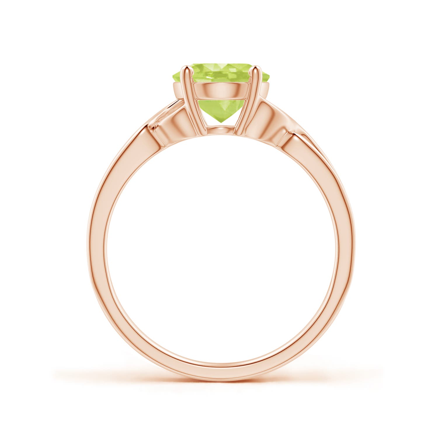 A - Peridot / 1.9 CT / 14 KT Rose Gold